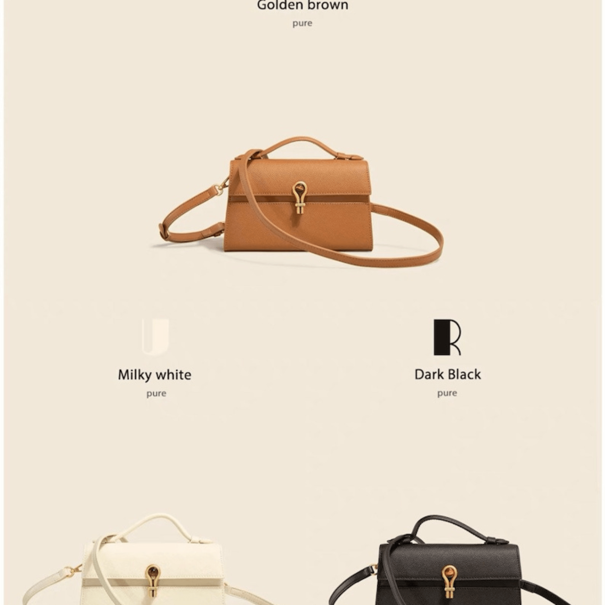 Shoulder Top Handle Saddle Bag - Leather Shop Factory