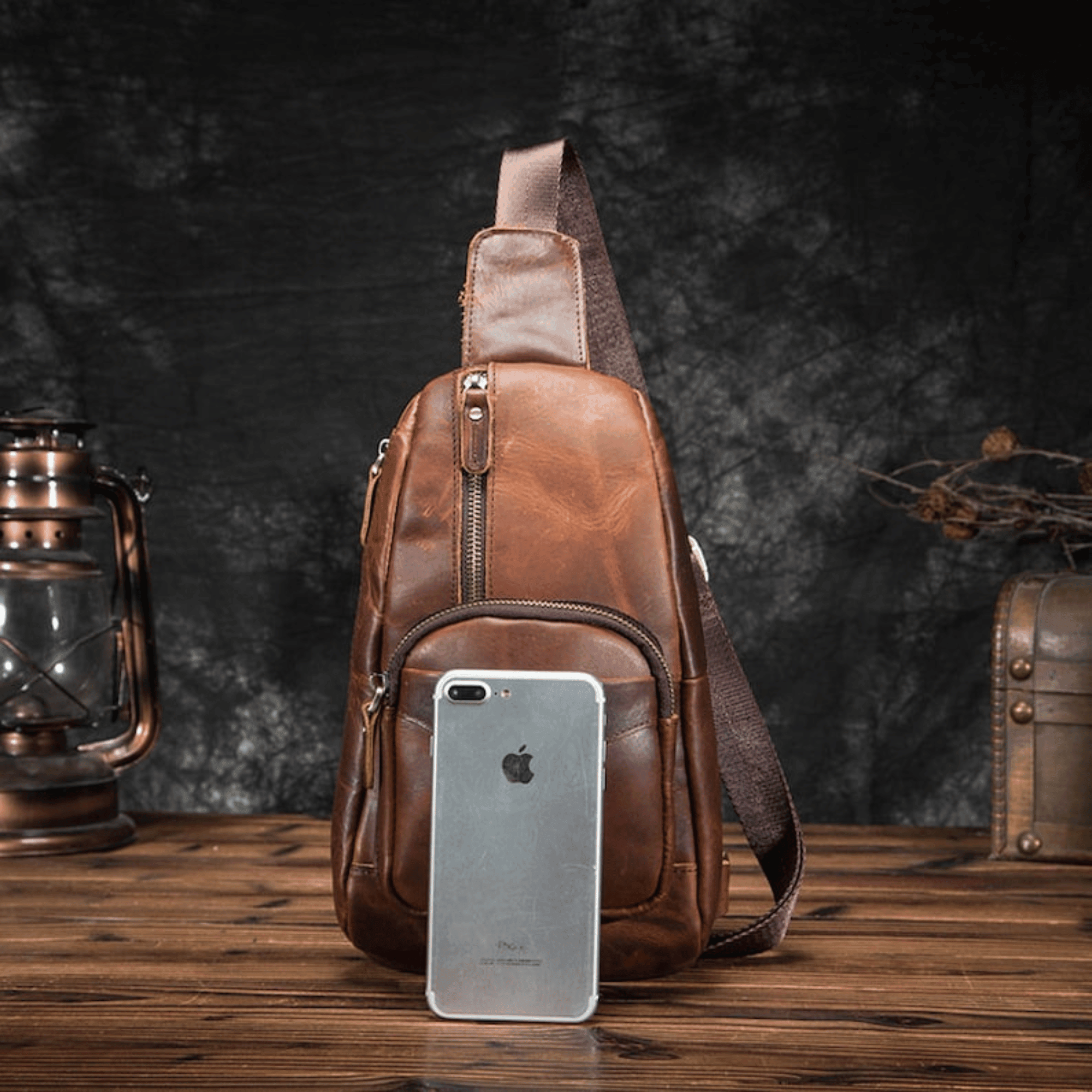 Chest Sling Bag Design 8 Tablet tab ipad - Leather Shop Factory