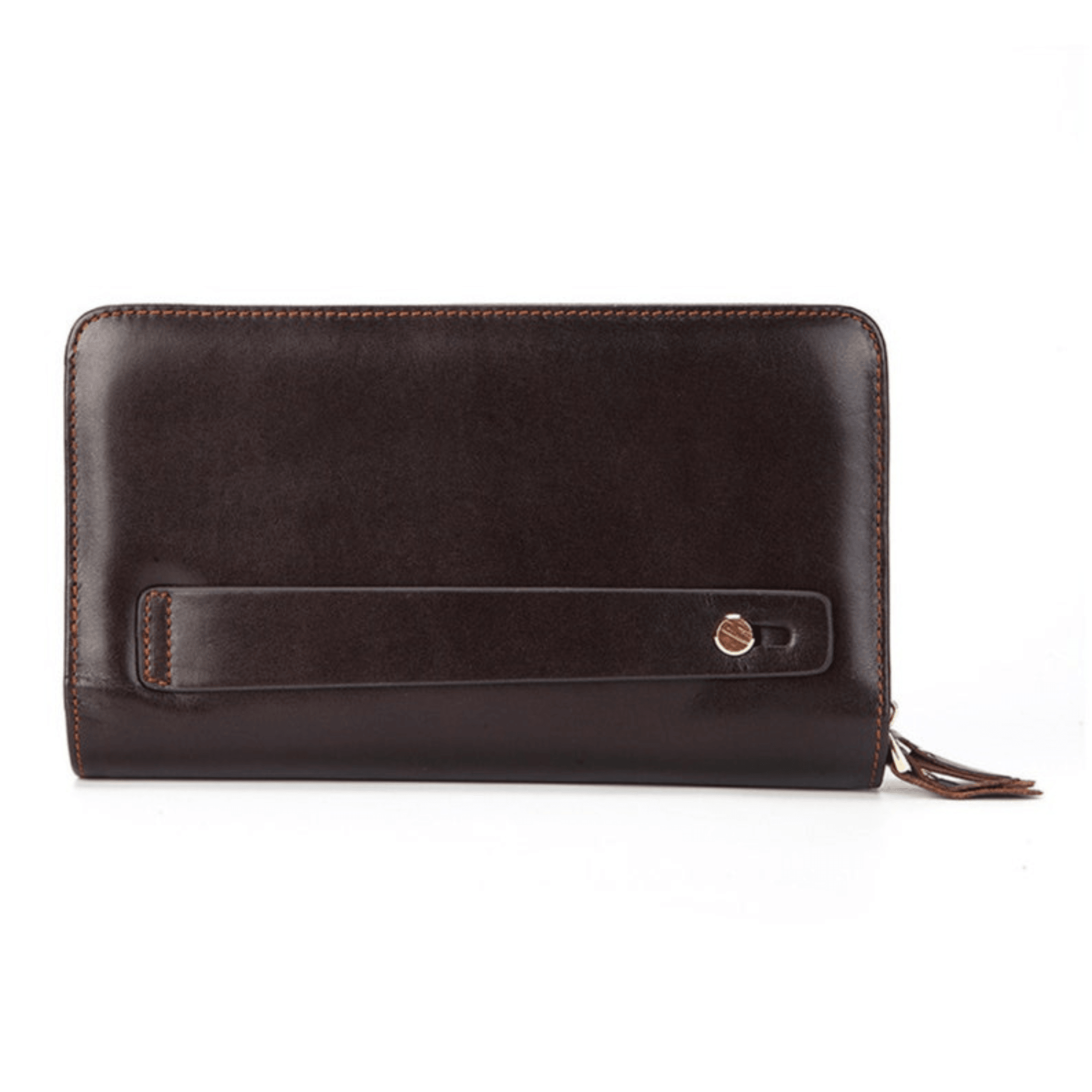 Premium Leather Men's Clutch - Sophisticated Organization for the Modern Gentleman - Leather Shop Factory