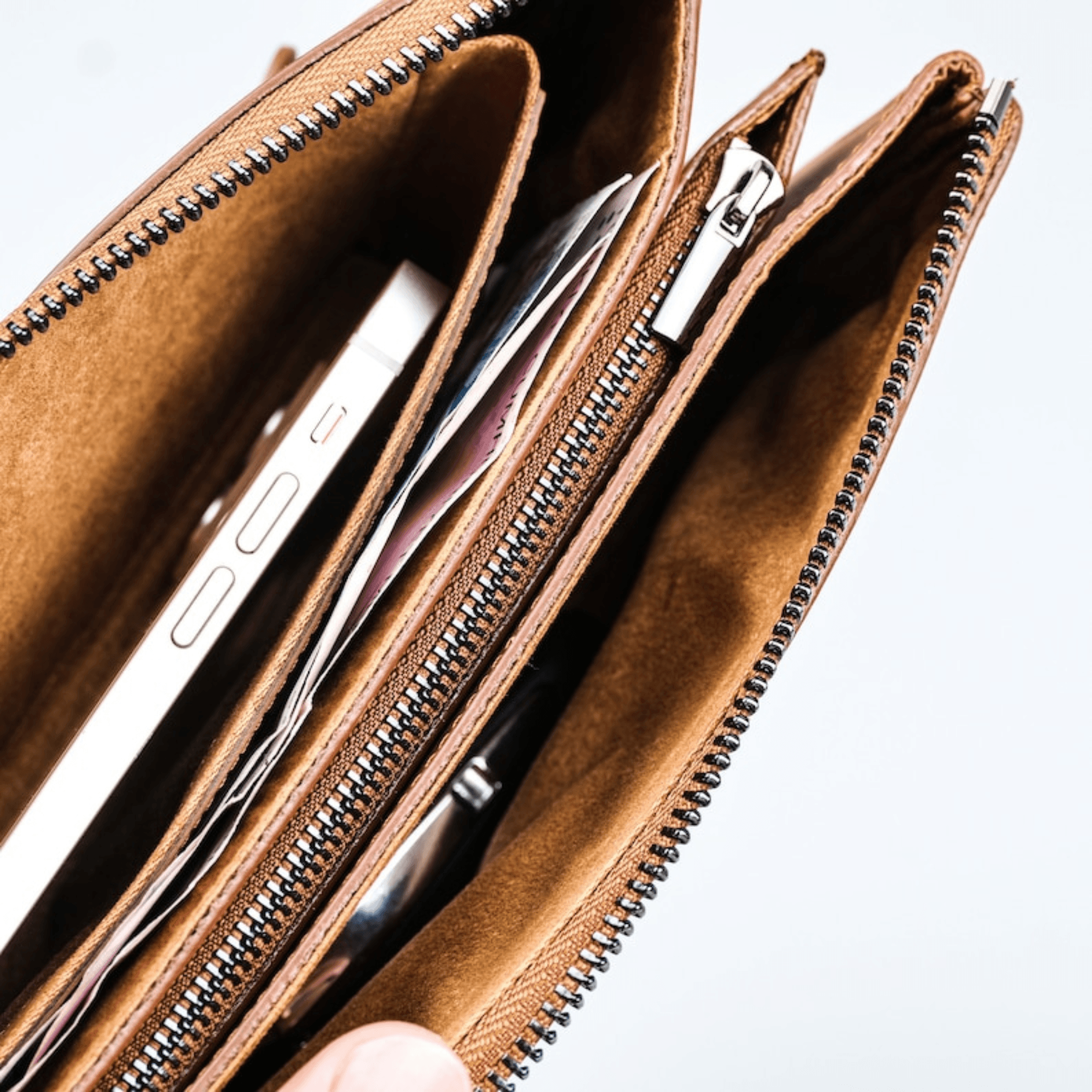 Personalized leather clutch bag for mens
