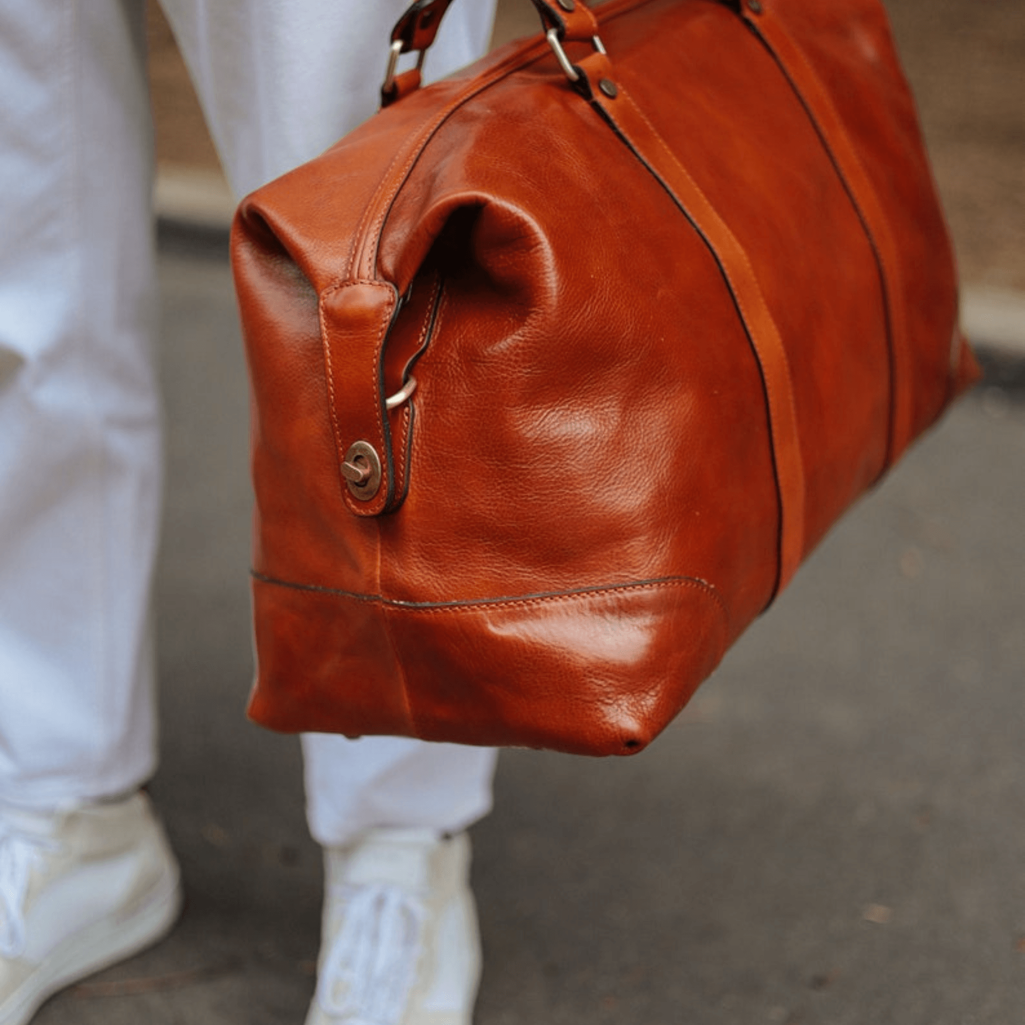Ethereal Voyager Luxe Travel Bag - Leather Shop Factory