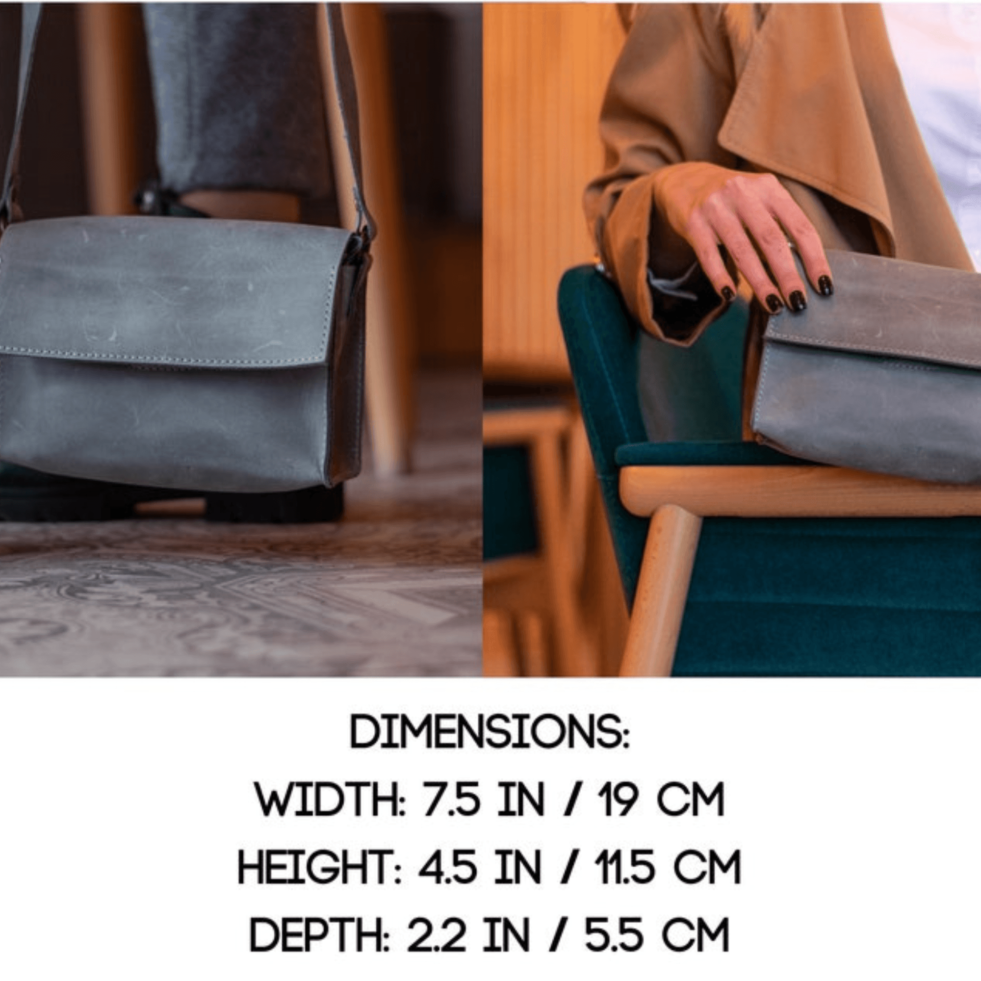 ELEGANT LEATHER CLUTCH