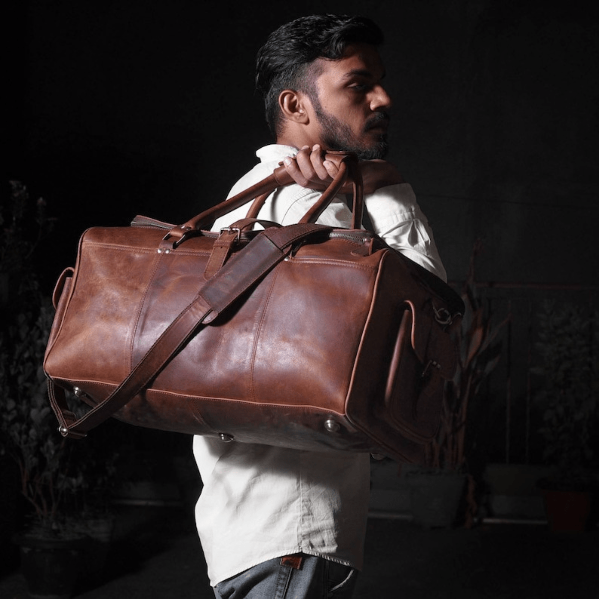 Indian Odyssey Voyager Duffle - Leather Shop Factory