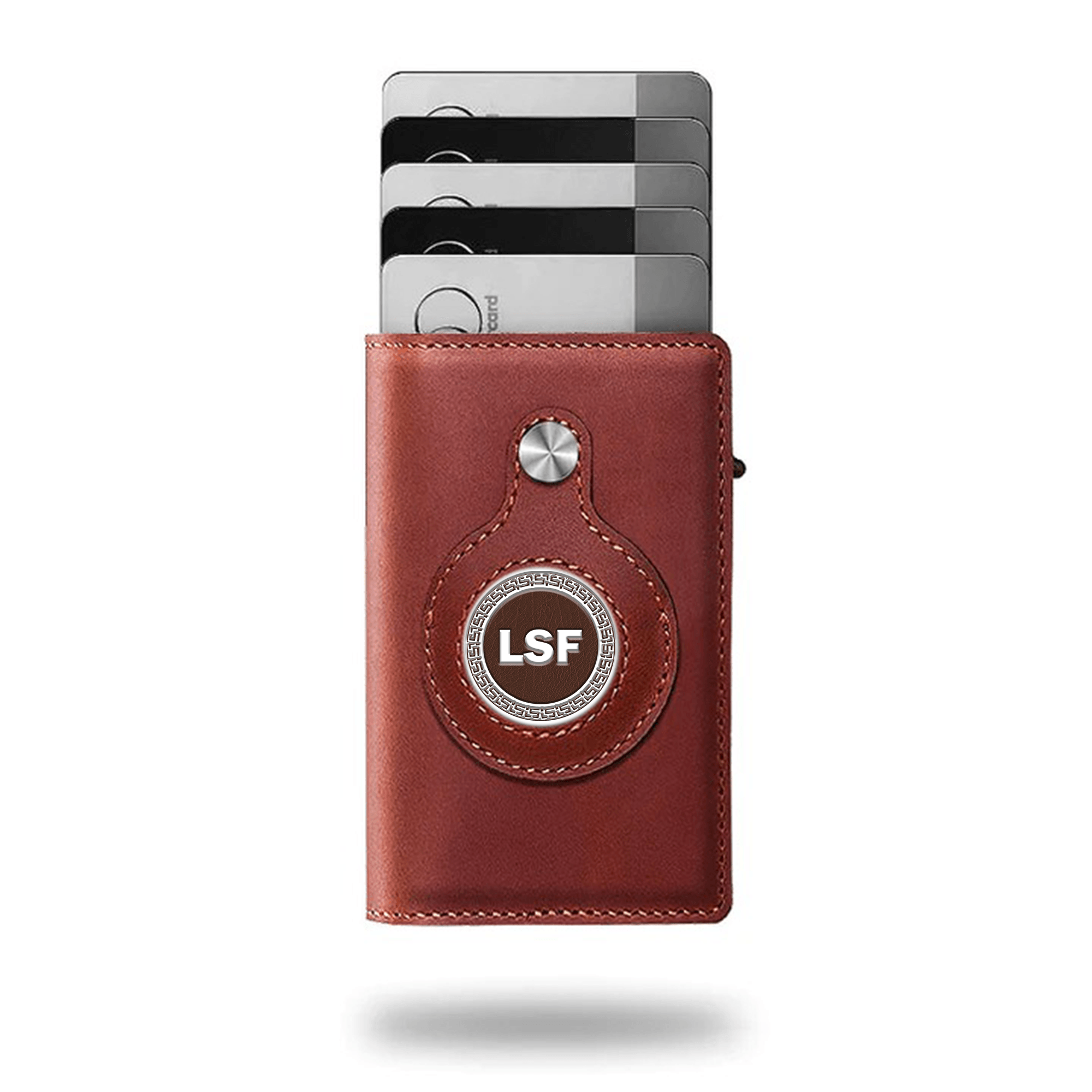SMART GPS LEATHER SLIDE WALLET - Leather Shop Factory