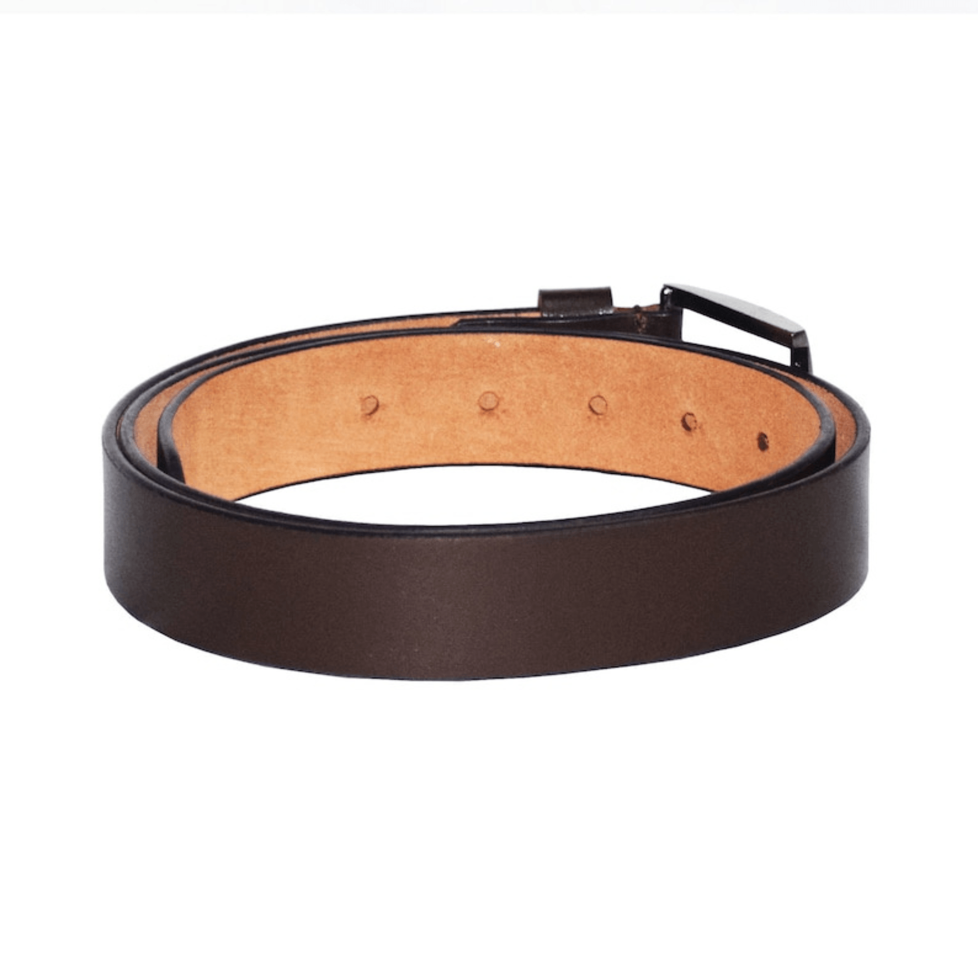 Full Grain Genuine Leather Belt For Mens Brown - Leather Shop Factory