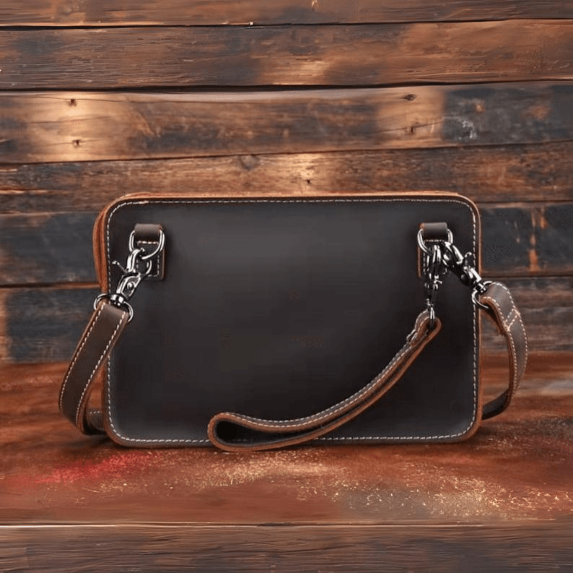 Men's Leather Clutch Bags - Leather Shop Factory