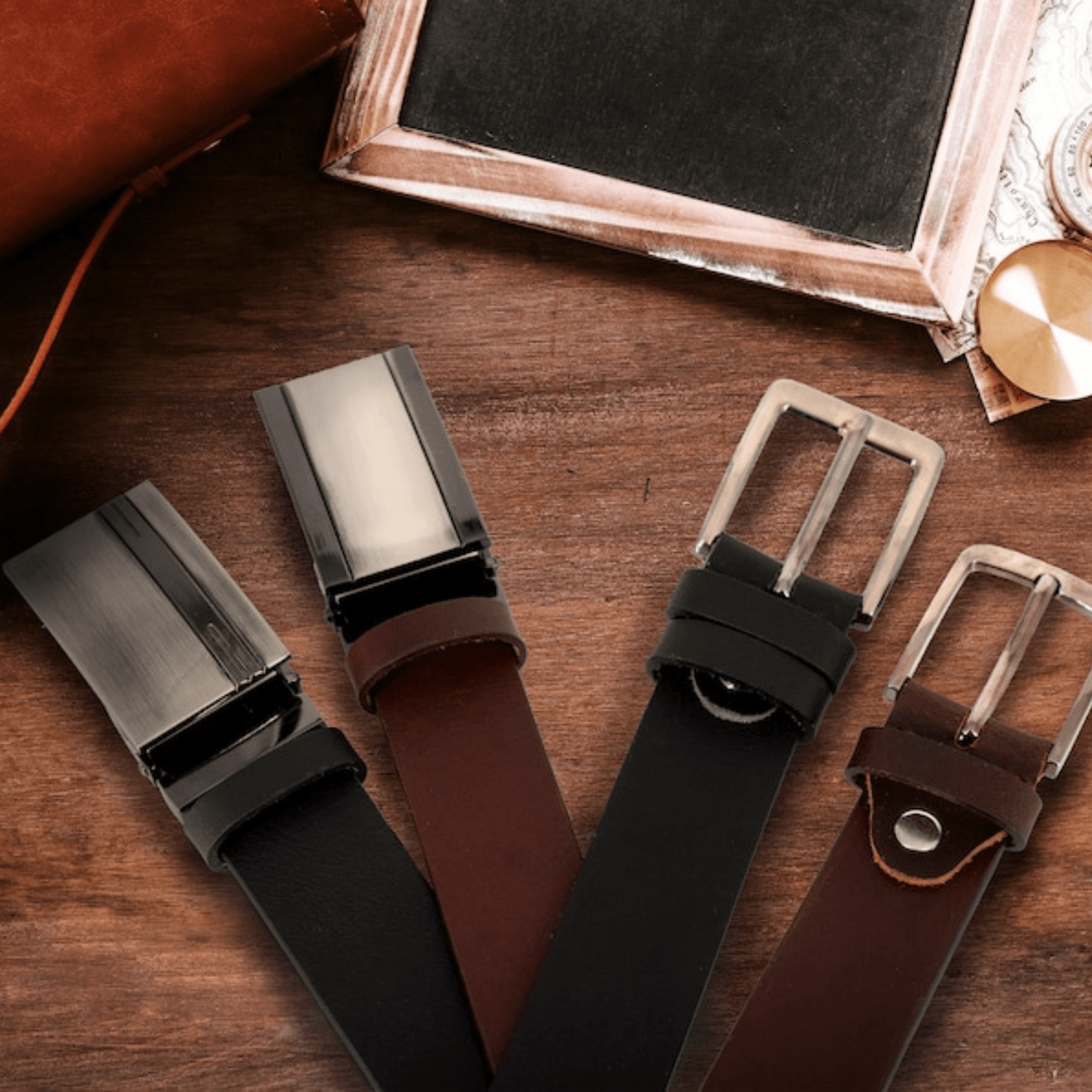 Dress Belt for Men Free Personalization - Leather Shop Factory