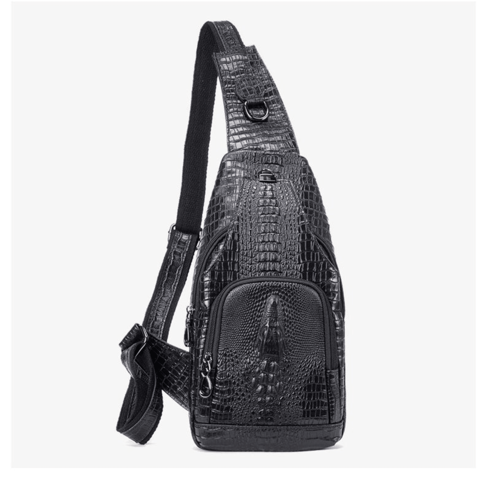 Genuine Leather Sling Bag Anti-Thief Crossbody - Leather Shop Factory