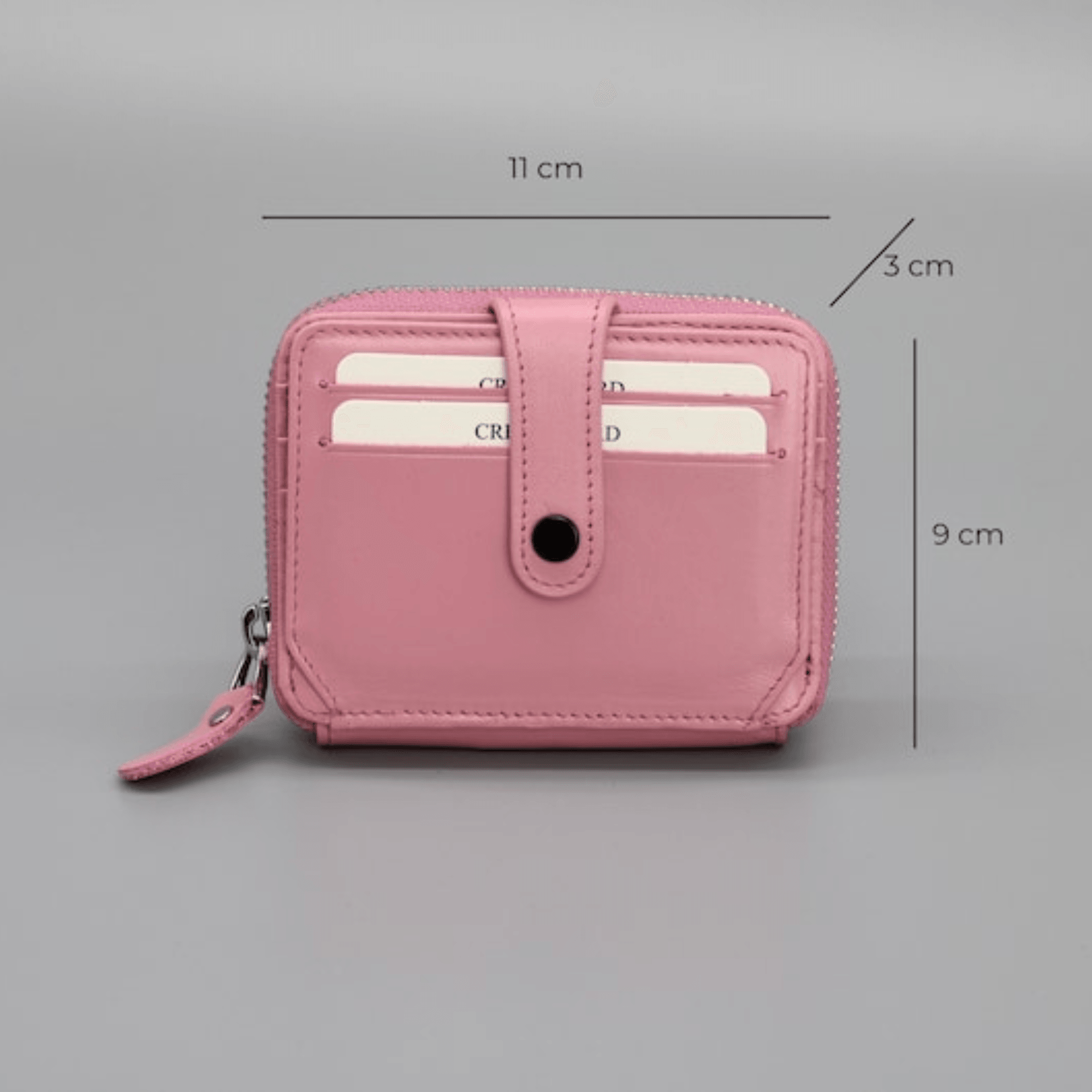Personalized minimal leather wallet - Leather Shop Factory