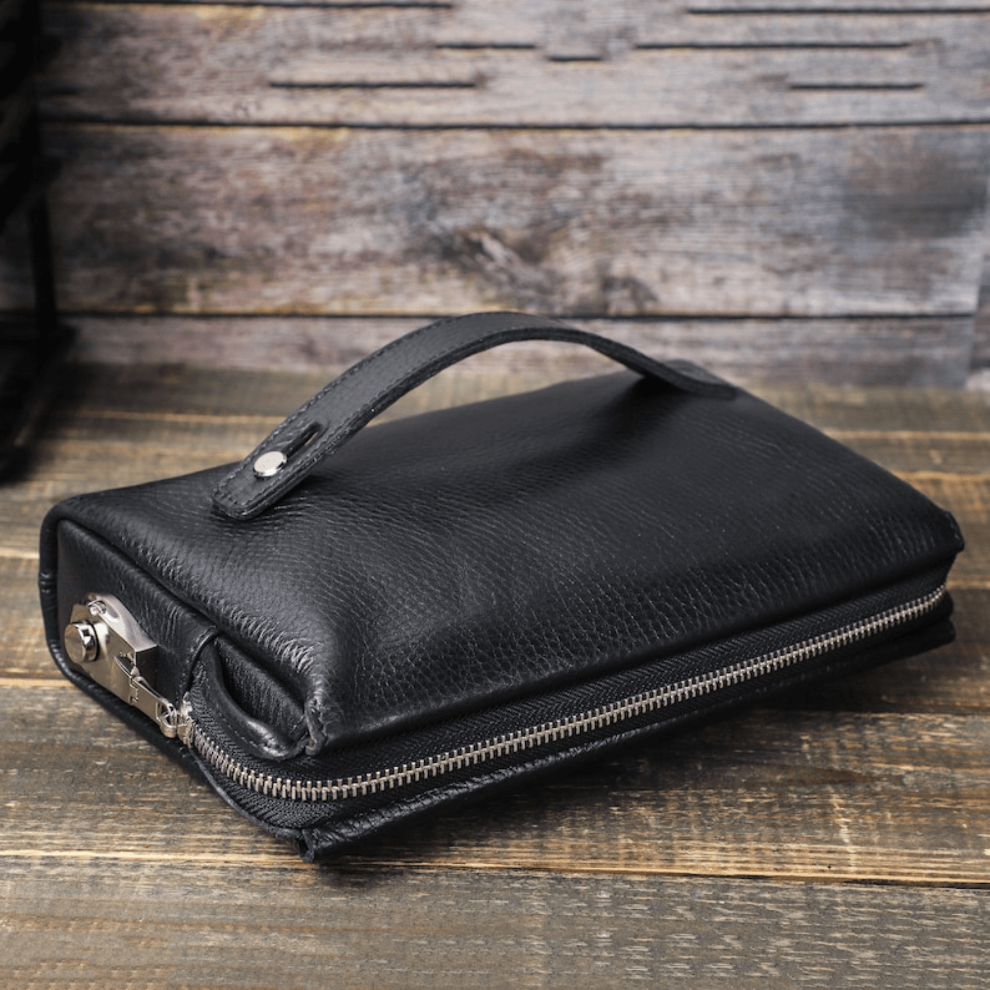 Clutch Pouch Large Capacity Wallet Bag Purse - Leather Shop Factory
