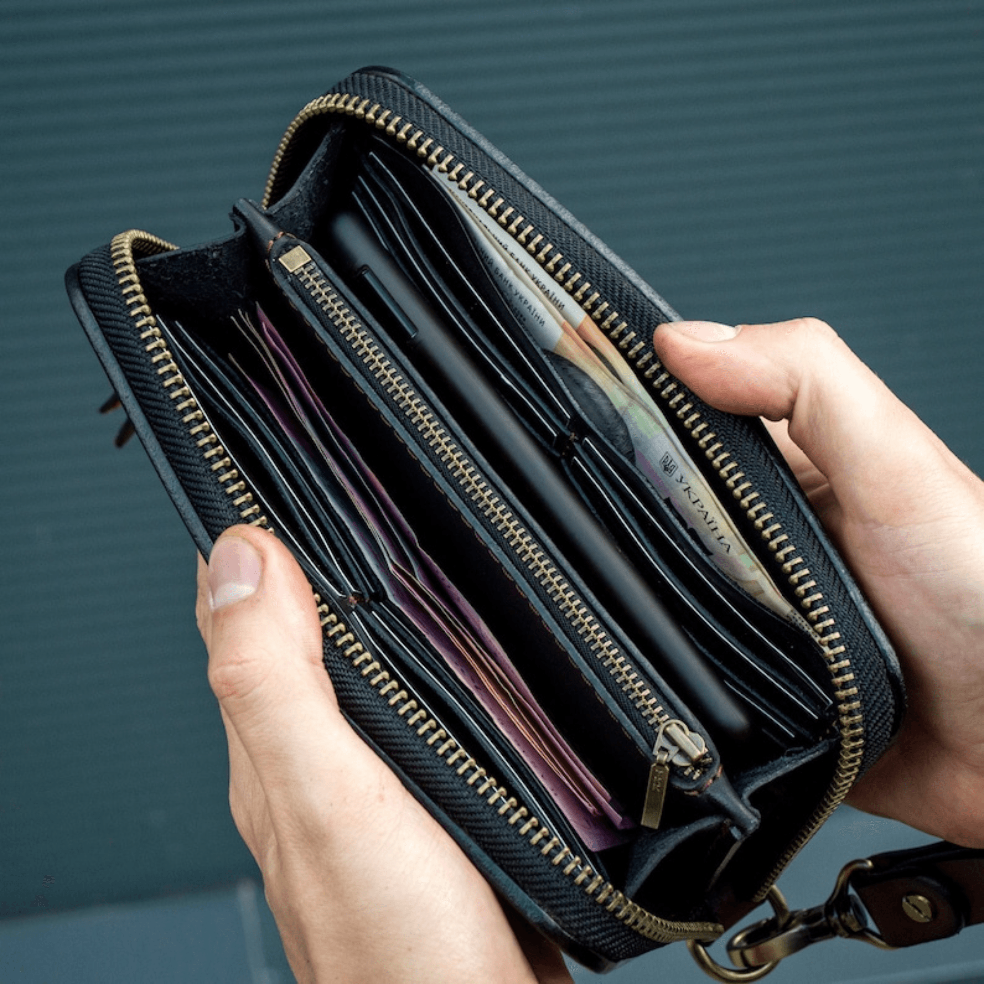 Leather Clutch Bag for Mens - Leather Shop Factory