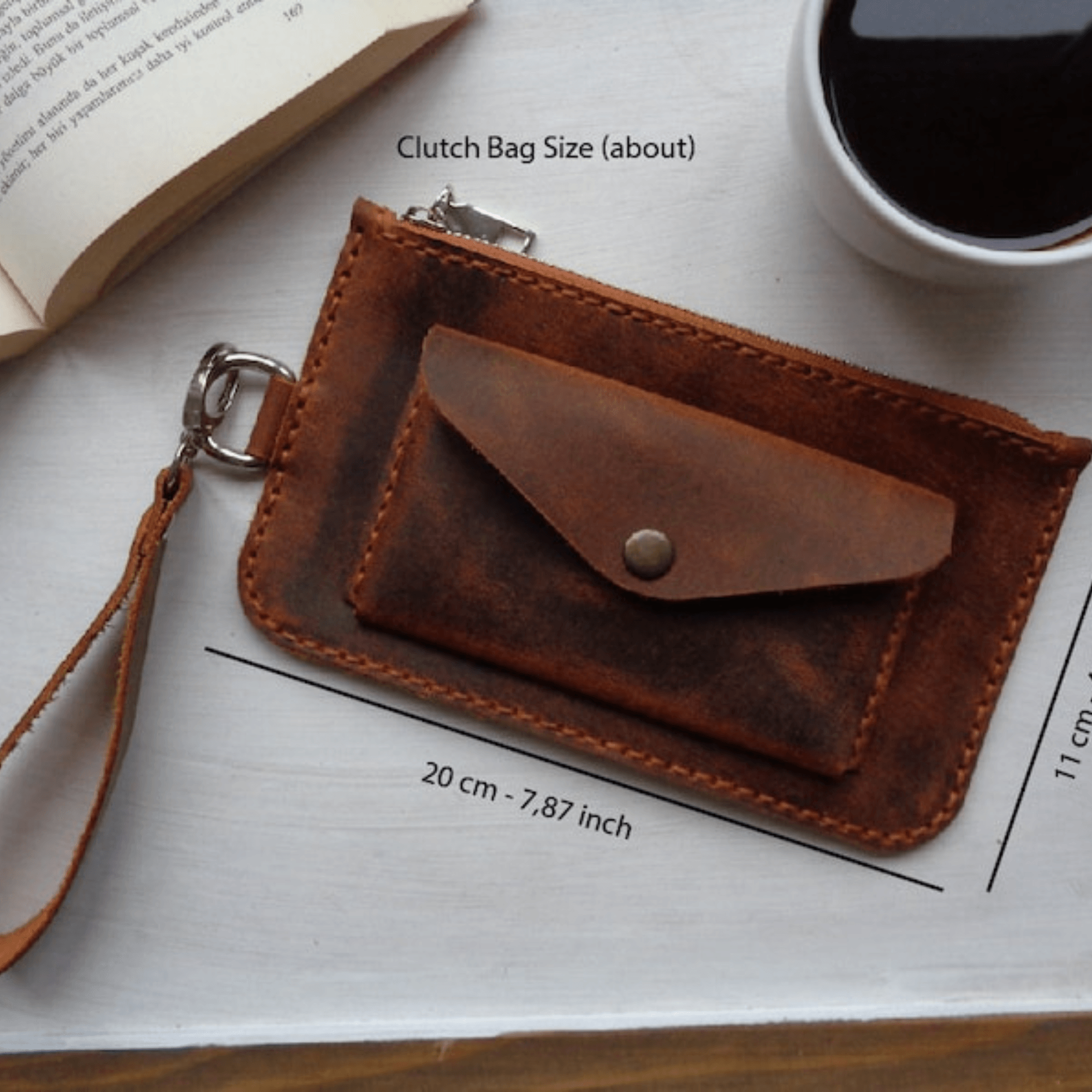 Artisanal Leather Clutch Blueprint - Leather Shop Factory