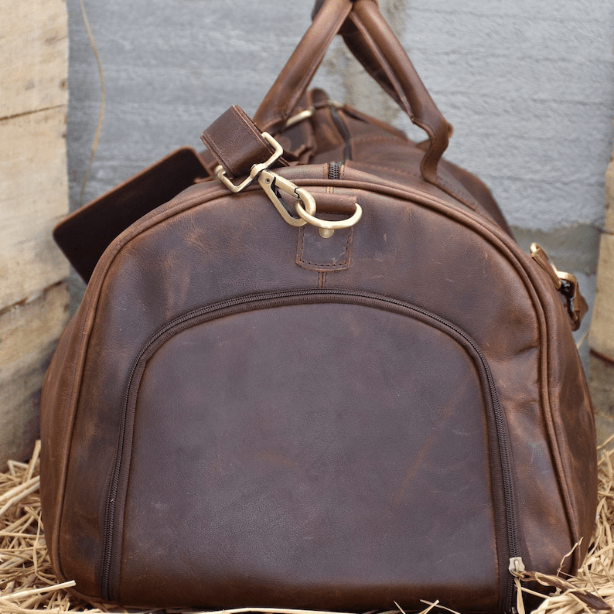 Elysian Voyager: The Ultimate Weekender Bag - Leather Shop Factory