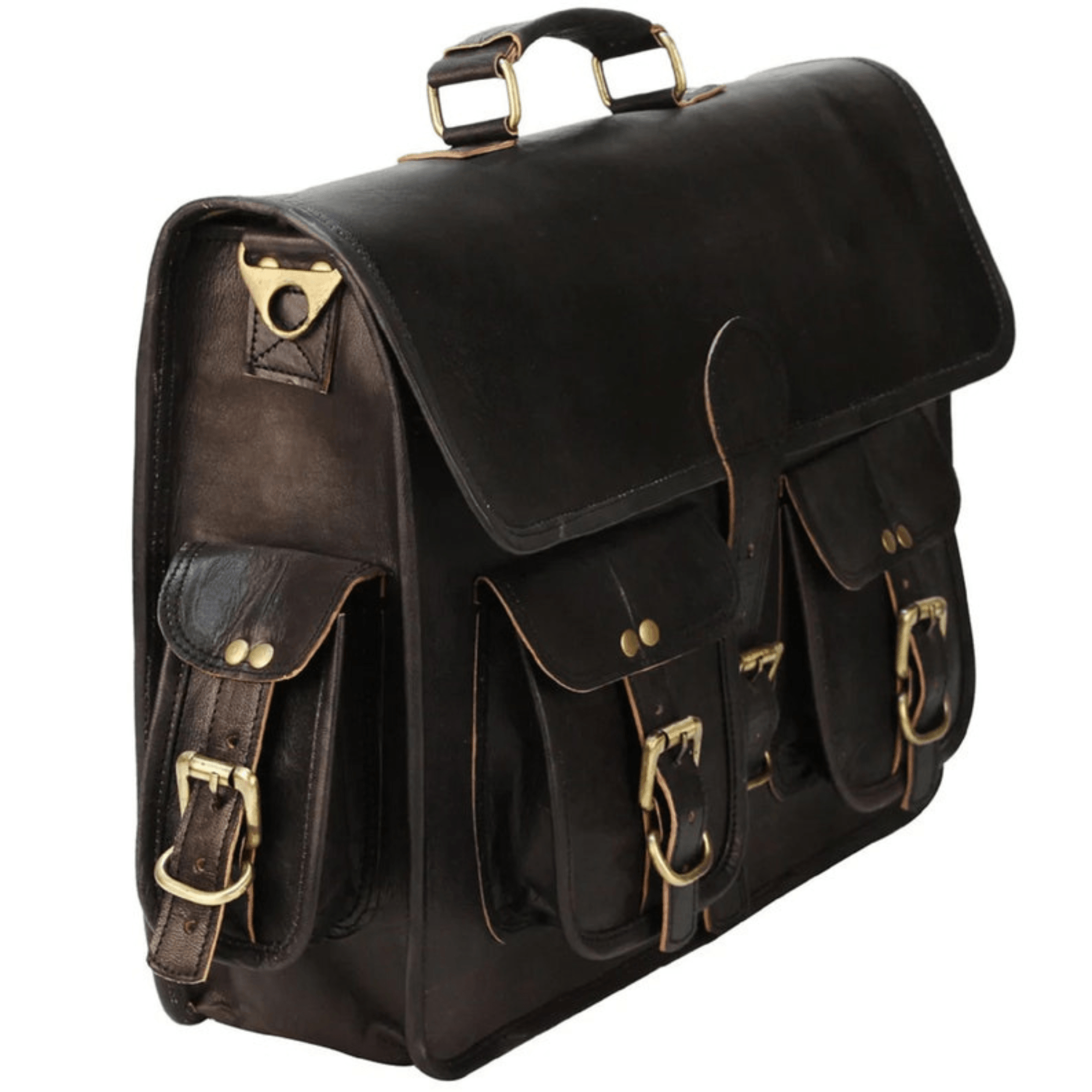Vintage Professional Messenger Bag - Leather Shop Factory