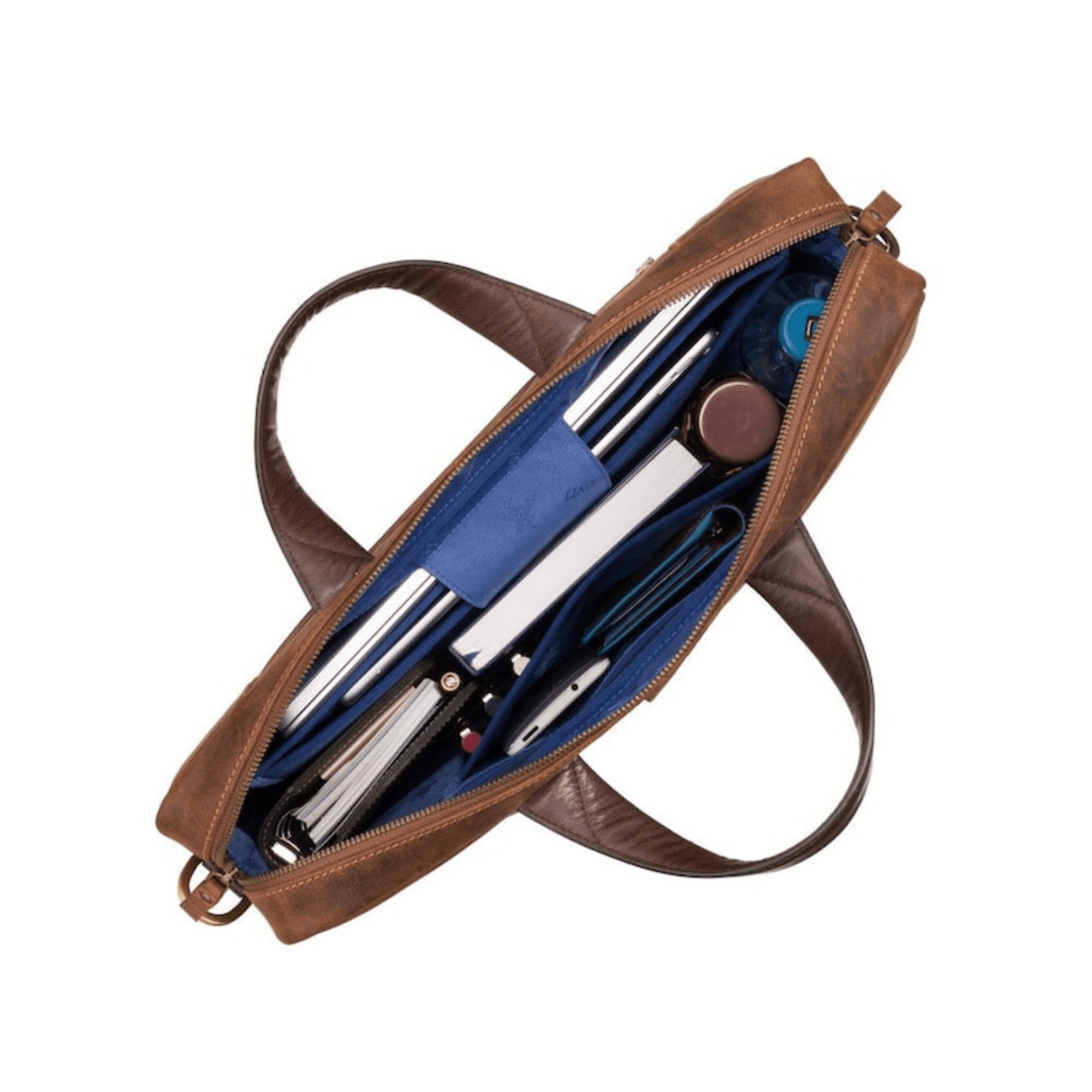 Indian Distressed Elegance Laptop & Tablet Bag - Leather Shop Factory