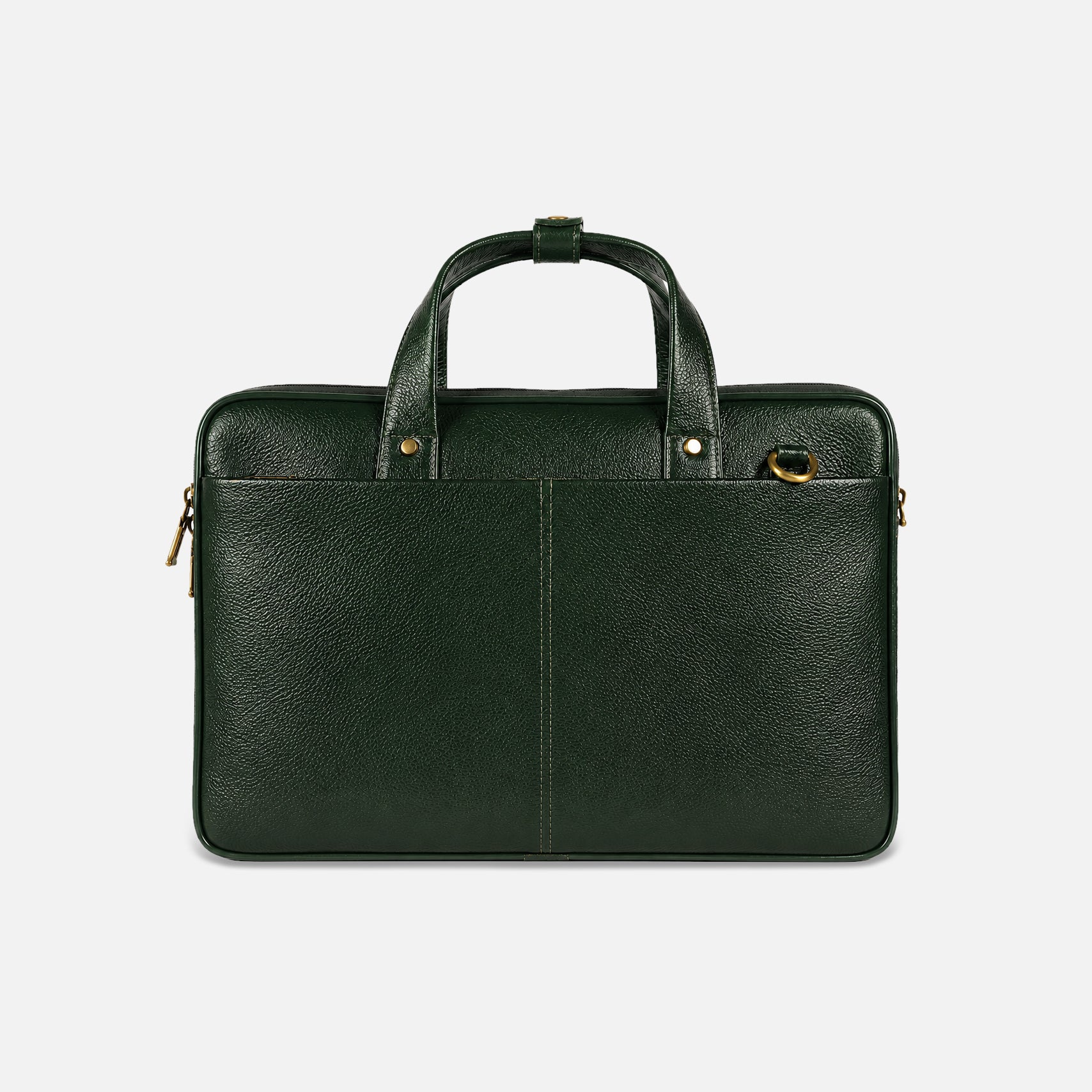 SIGNATURE LAPTOP BAG — GREEN