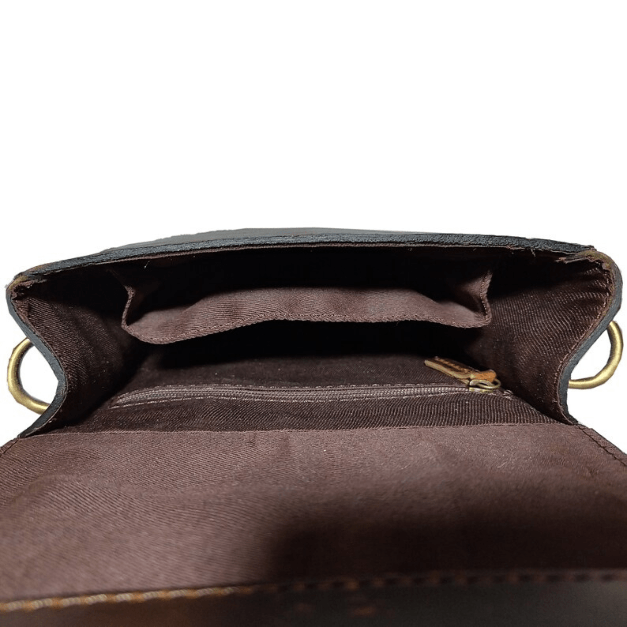 Handmade personalized leather crossbody - Leather Shop Factory