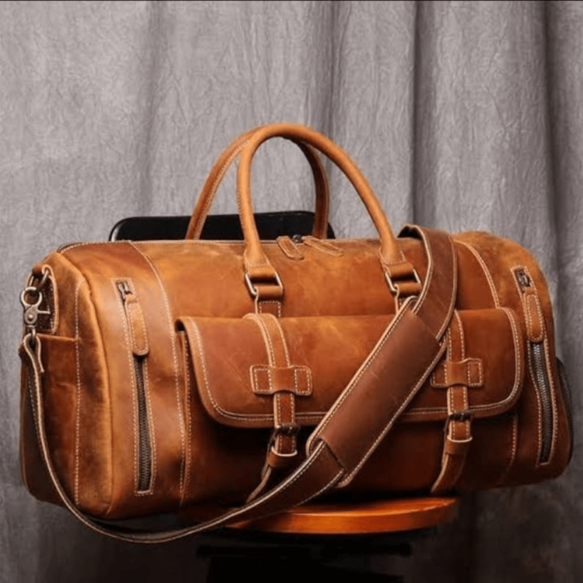 Epicurean Voyager Duffle - Leather Shop Factory