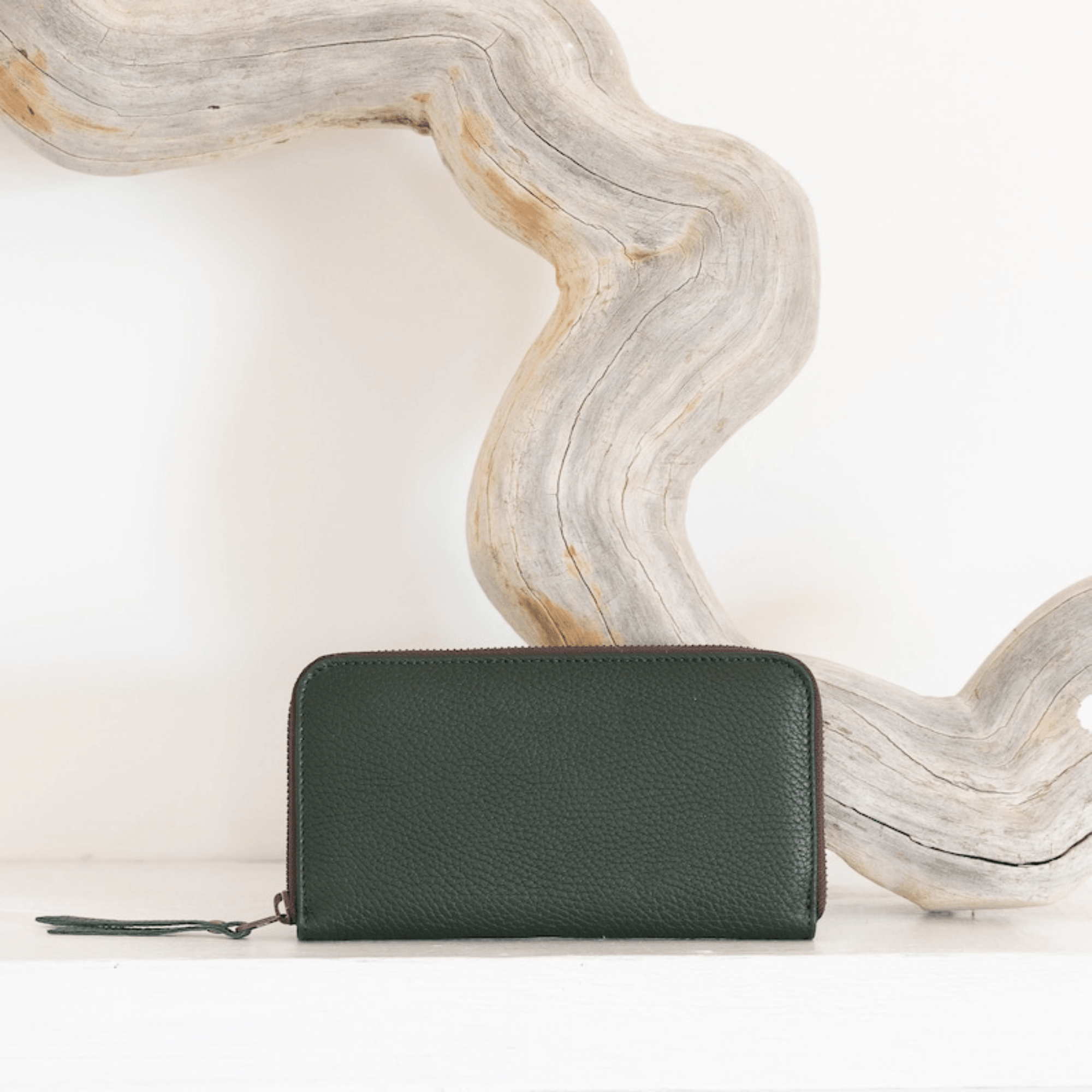 Leather Zip Wallet, Available in 5 colors! - Leather Shop Factory