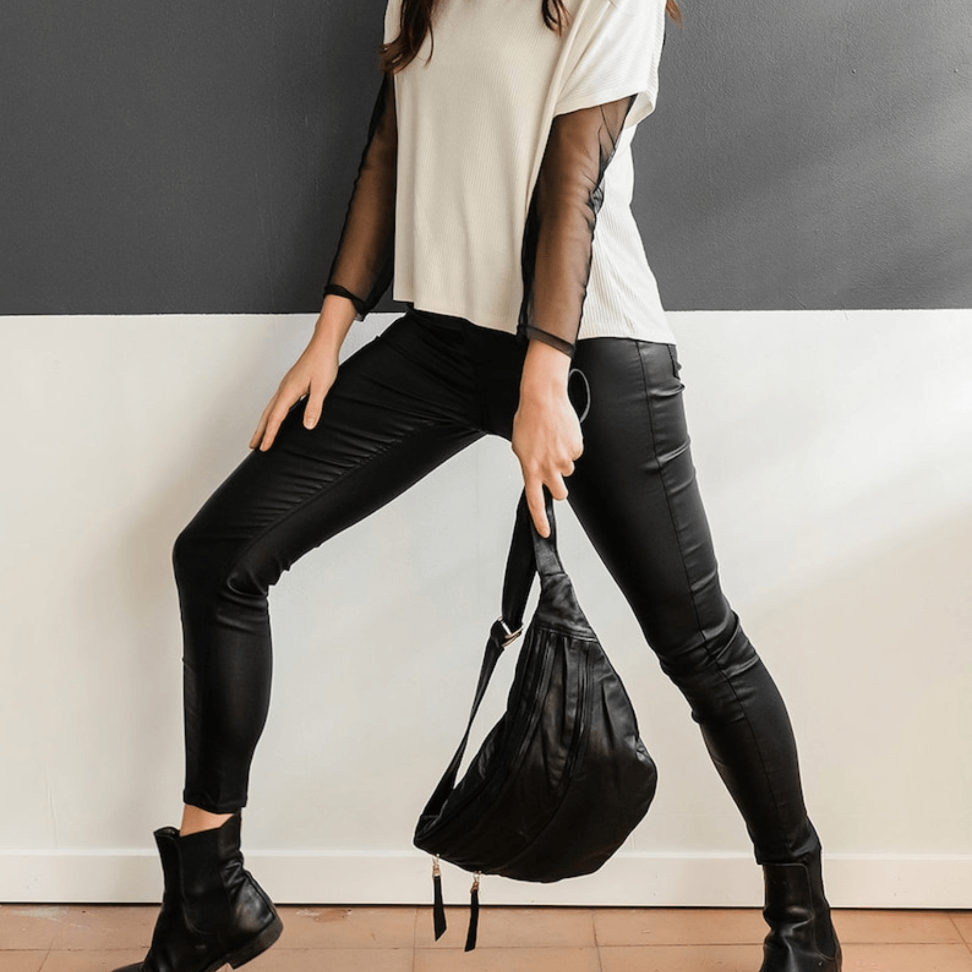 Modern Sling Bag - Leather Shop Factory