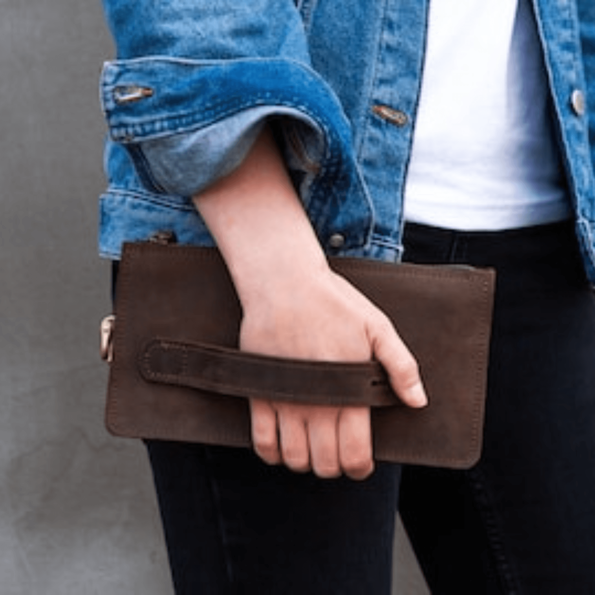 India-Made Full Grain Leather EDC Pocket Organizer - Leather Shop Factory