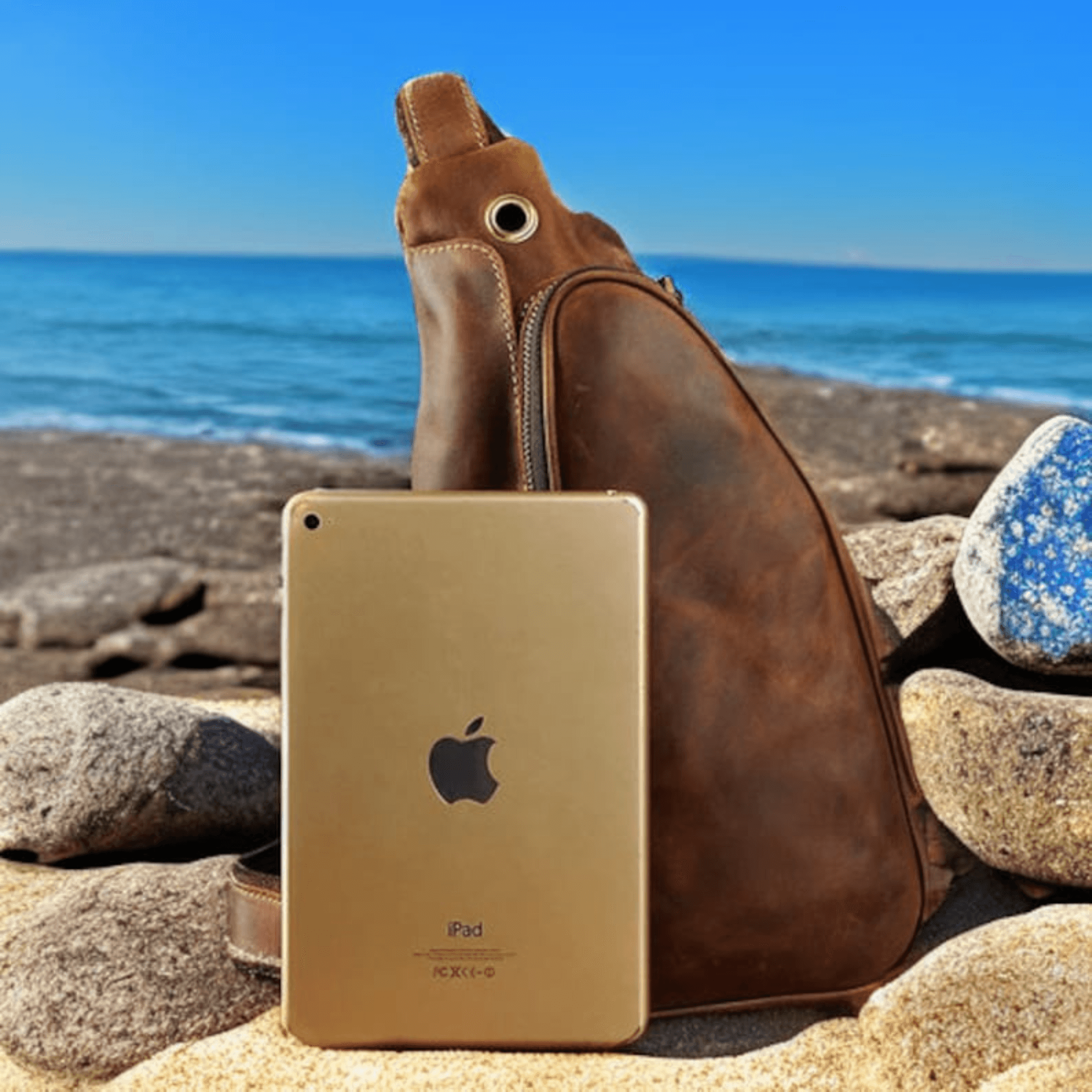 Genuine Leather Sling Bag for Men - Leather Shop Factory