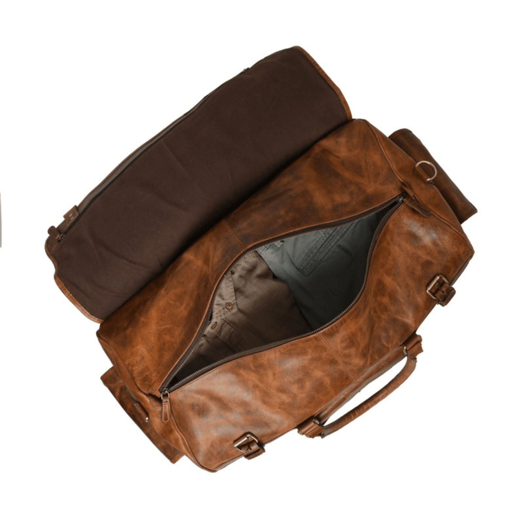 Ethereal Voyager Luxe Travel Bag - Leather Shop Factory