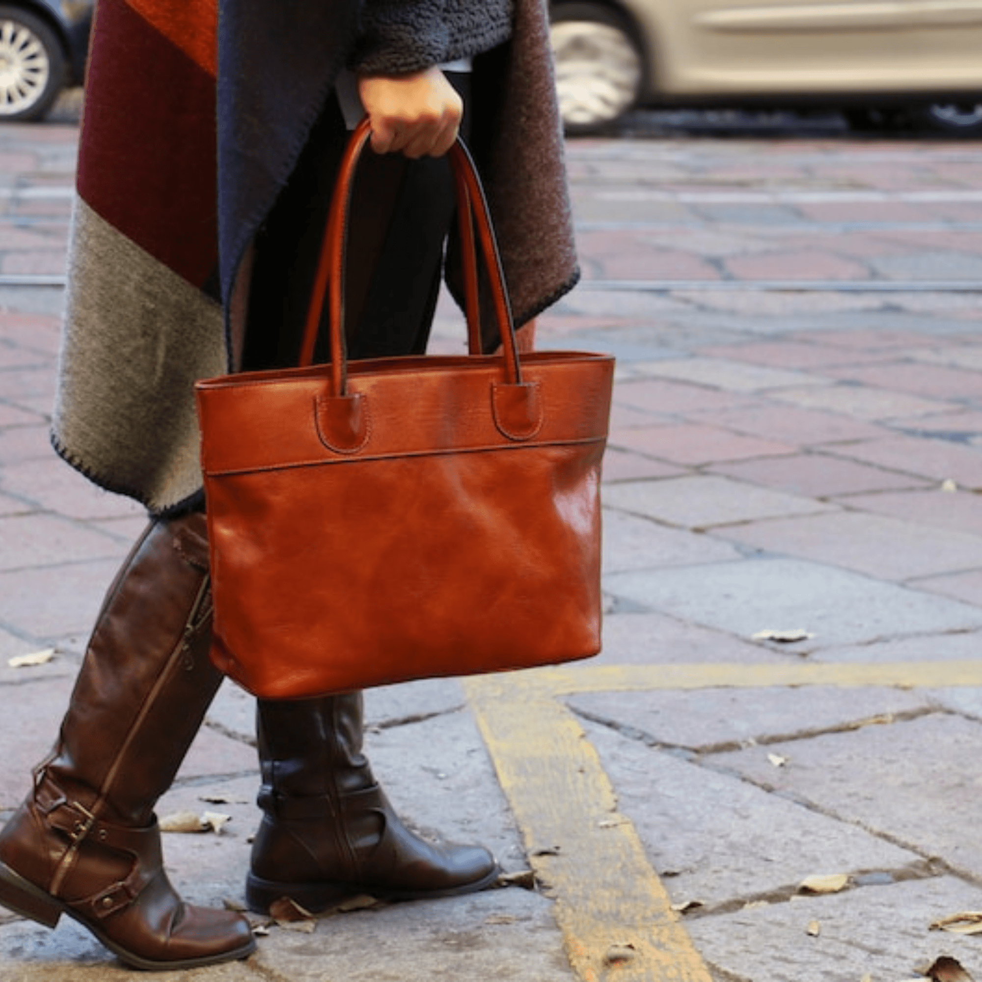Elegant leather bag - Leather Shop Factory
