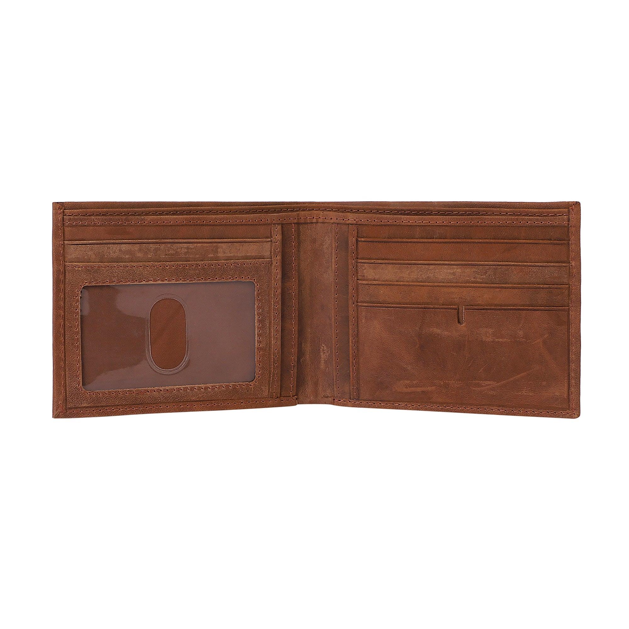Classic Vintage Trendy Croco Bifold for Men - Leather Shop Factory