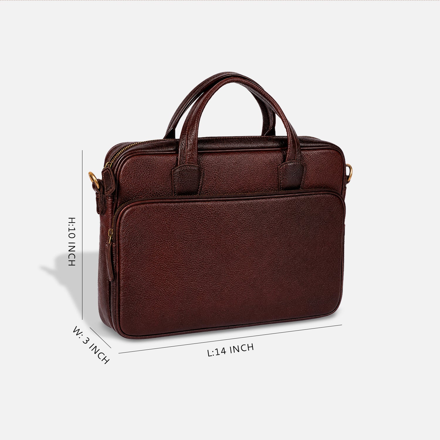 Mac Vault LAPTOP BAG — BROWN