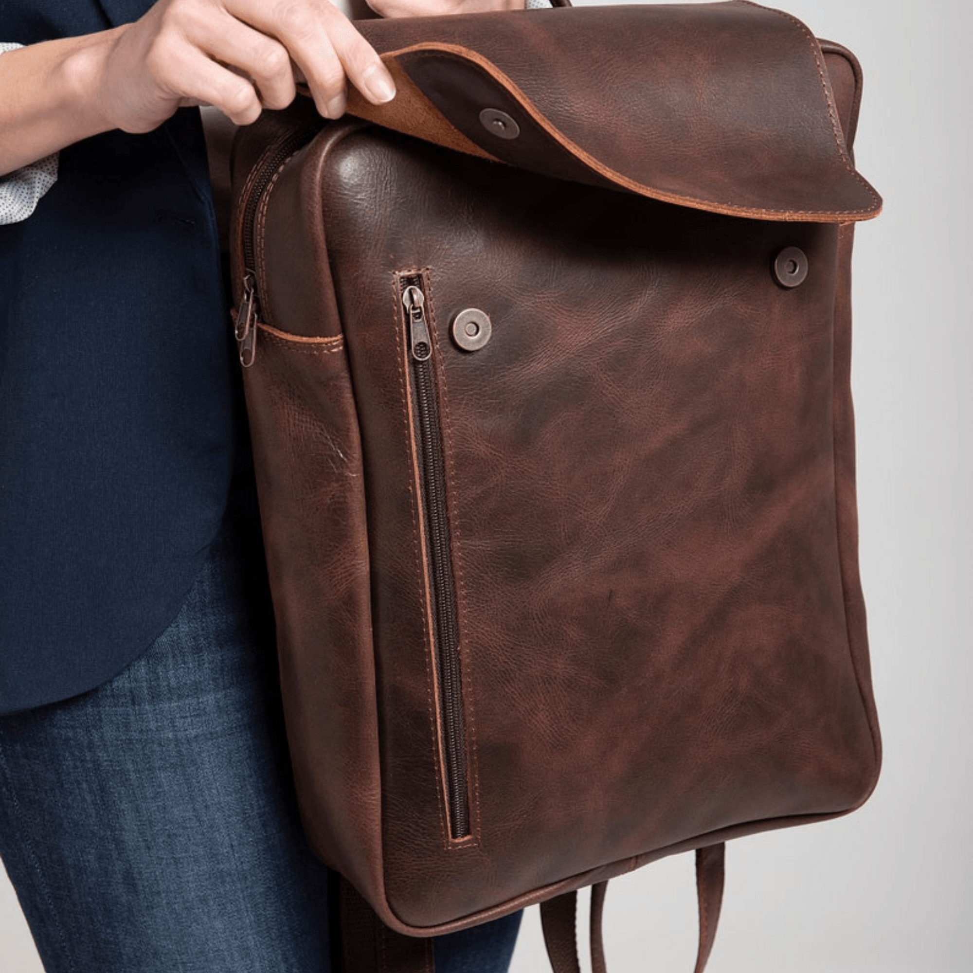 Leather Shop Factory's Urban Voyager Backpack - Leather Shop Factory