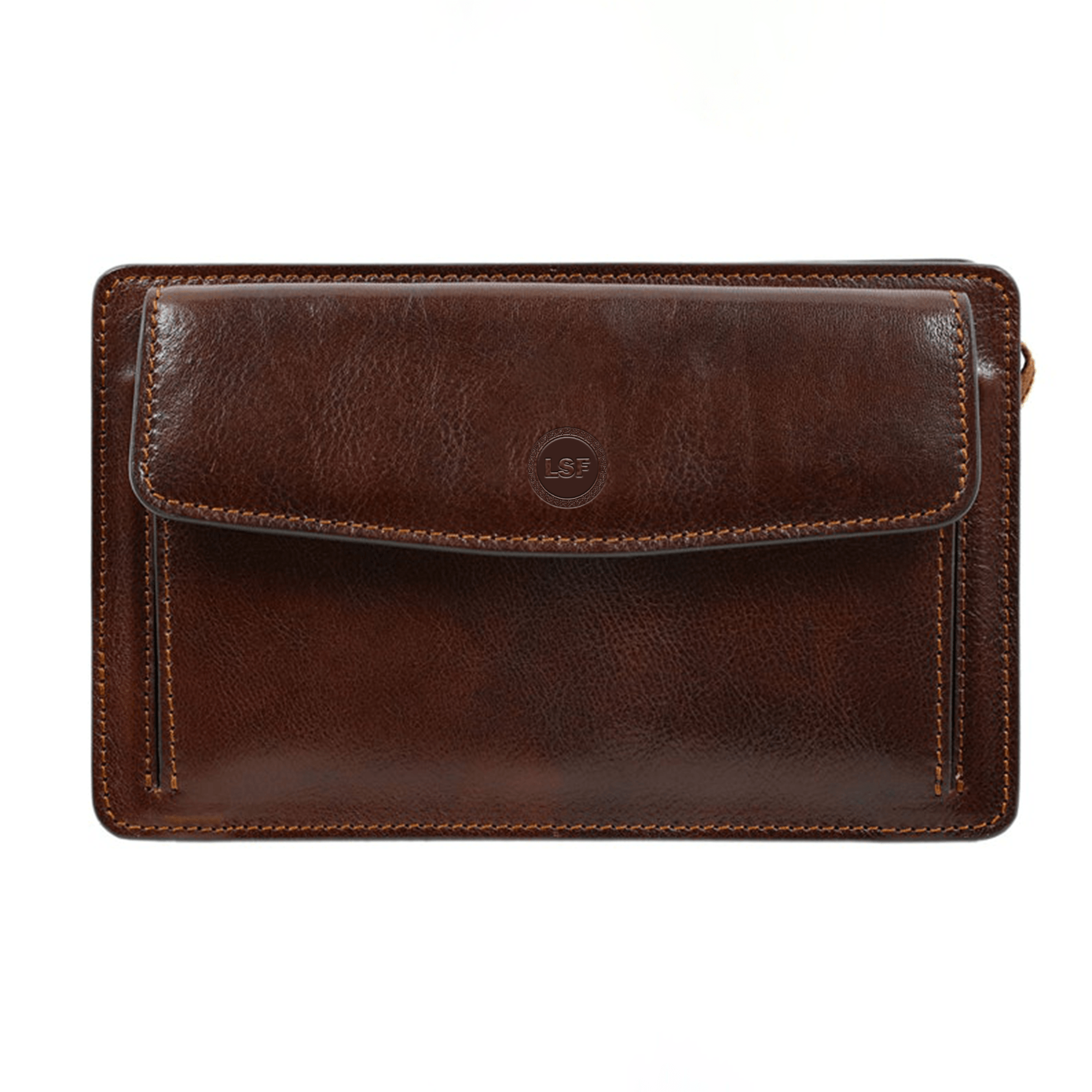 Classic And Smart Design Leather Clutch