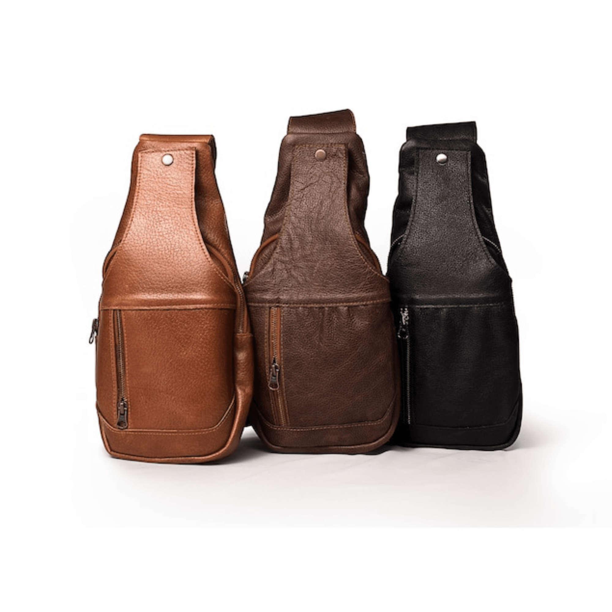 Mens leather sling bag - Leather Shop Factory