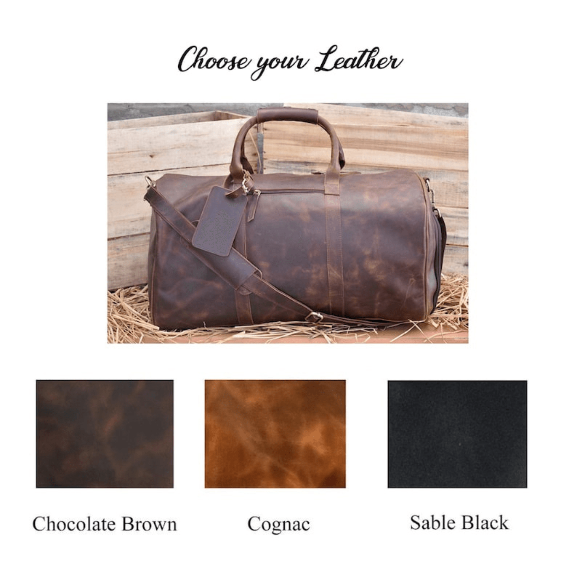 Elysian Voyager: The Ultimate Weekender Bag - Leather Shop Factory