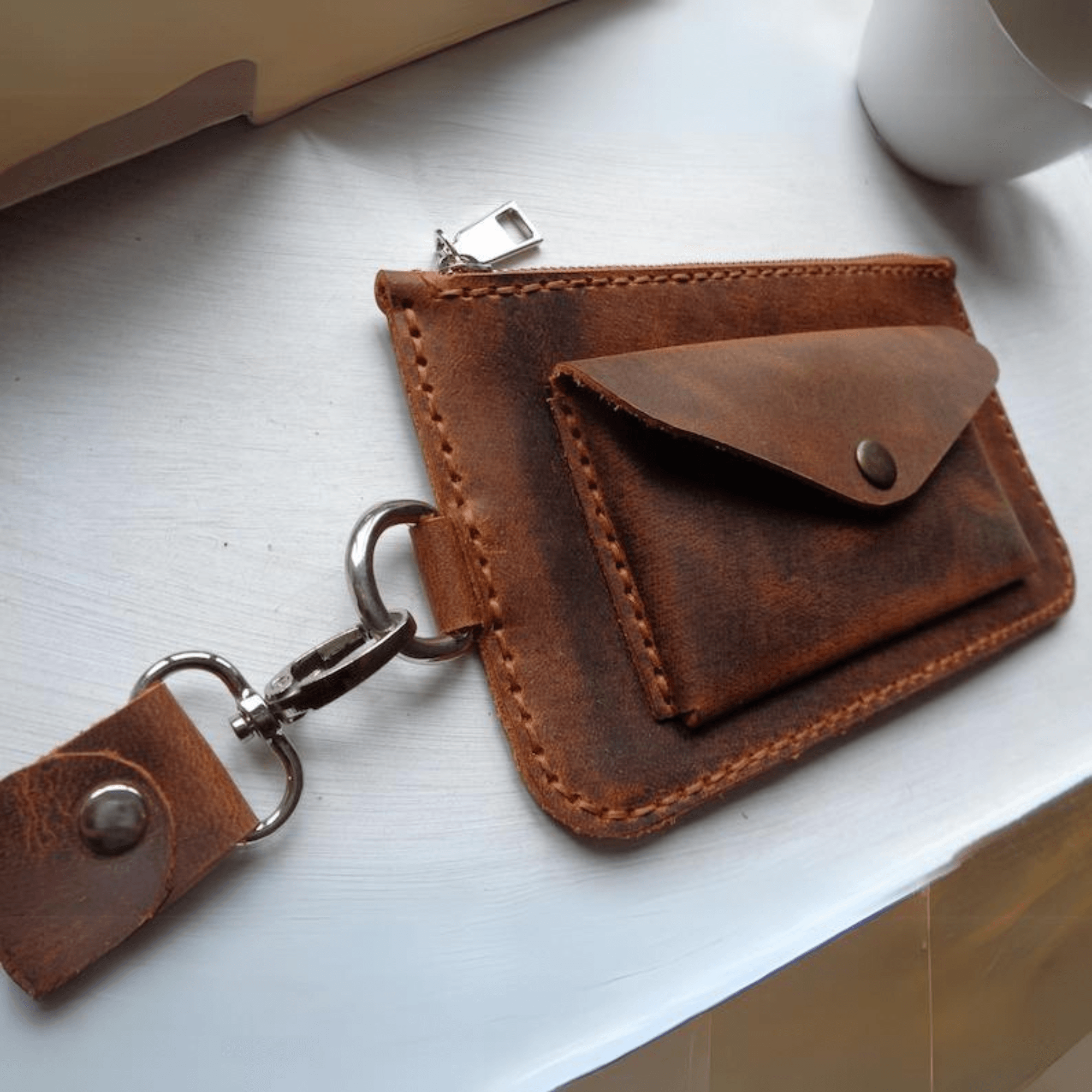 Artisanal Leather Clutch Blueprint - Leather Shop Factory