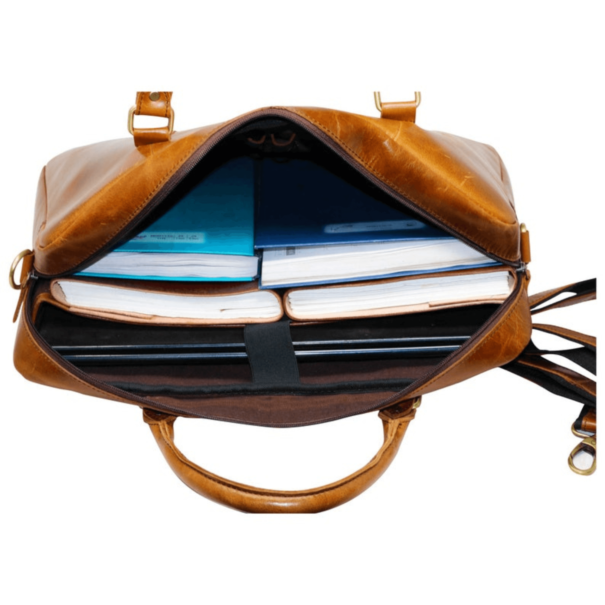 Executive Indian Leather Briefcase - Leather Shop Factory