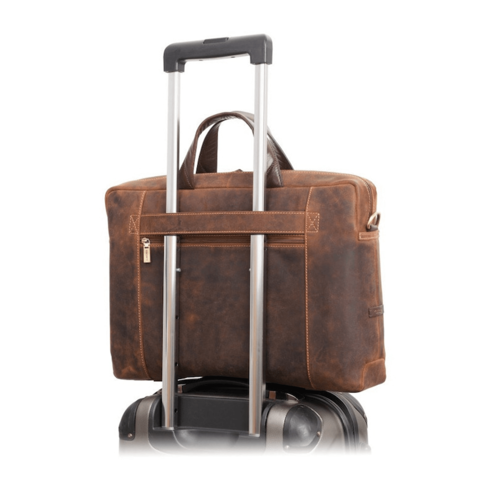 Indian Distressed Elegance Laptop & Tablet Bag - Leather Shop Factory