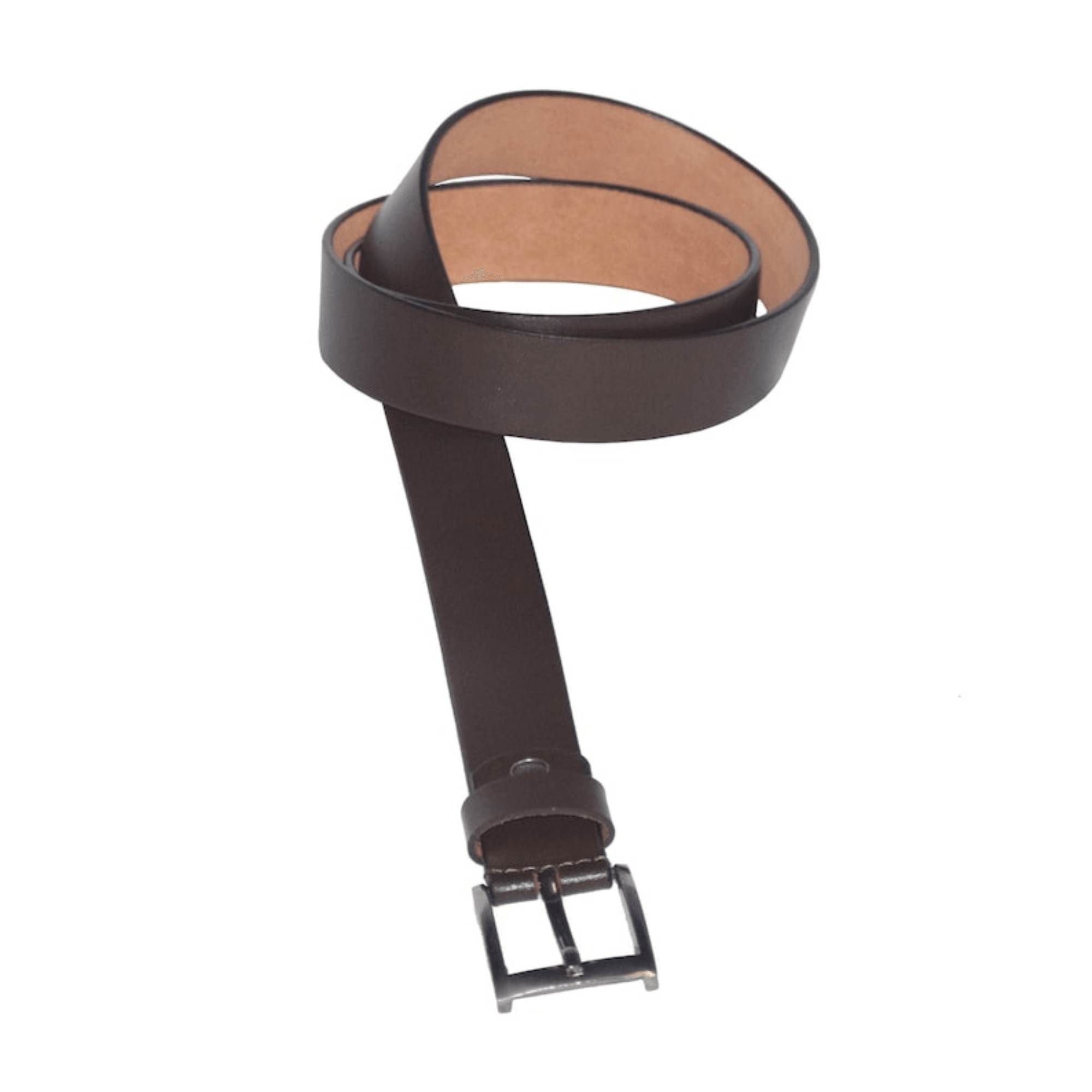 Full Grain Genuine Leather Belt For Mens Brown - Leather Shop Factory
