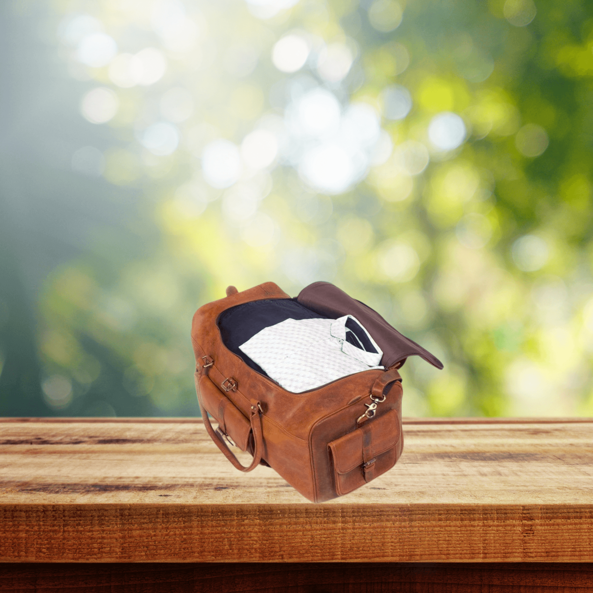 Indian Heritage Traveler's Duffle - Leather Shop Factory