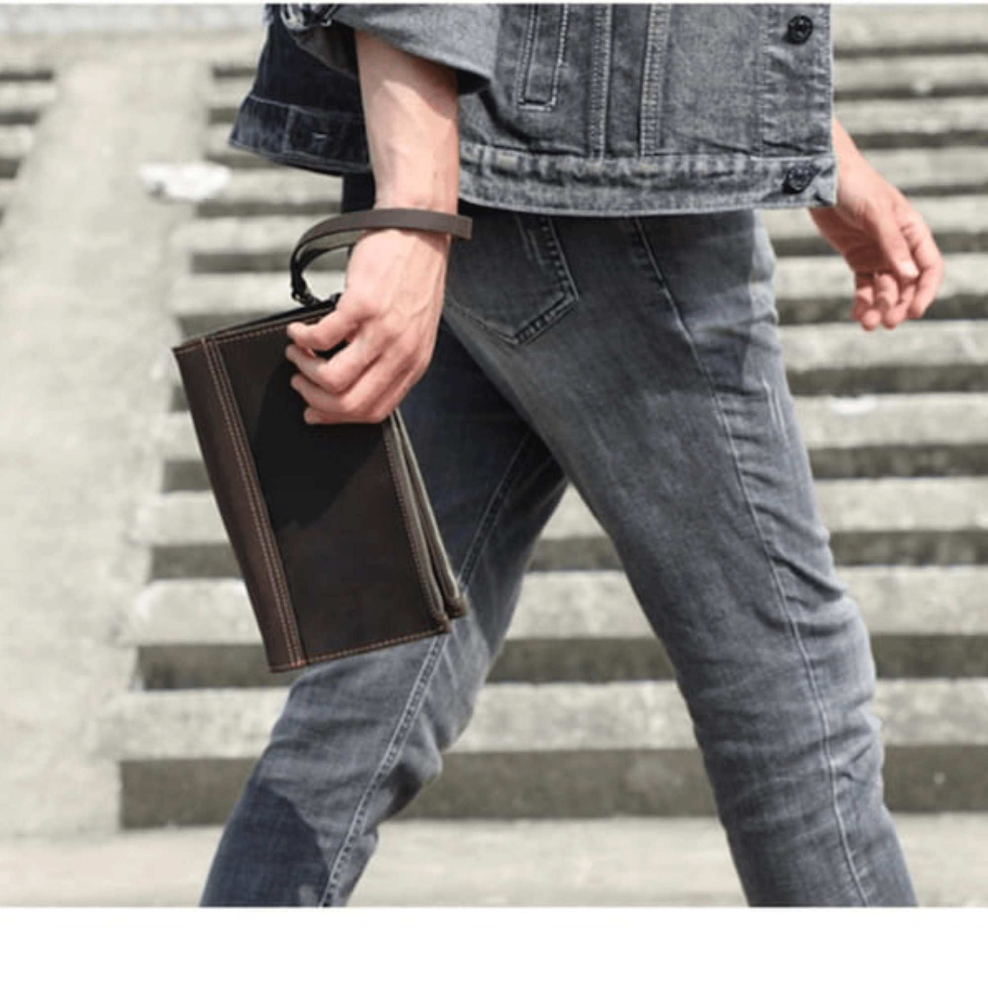 Leather phone clutch stylish