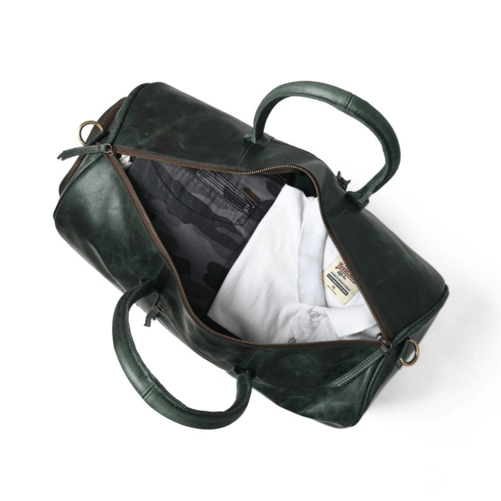 Indian Elite Voyager Duffle with Shoe Compartment - Leather Shop Factory