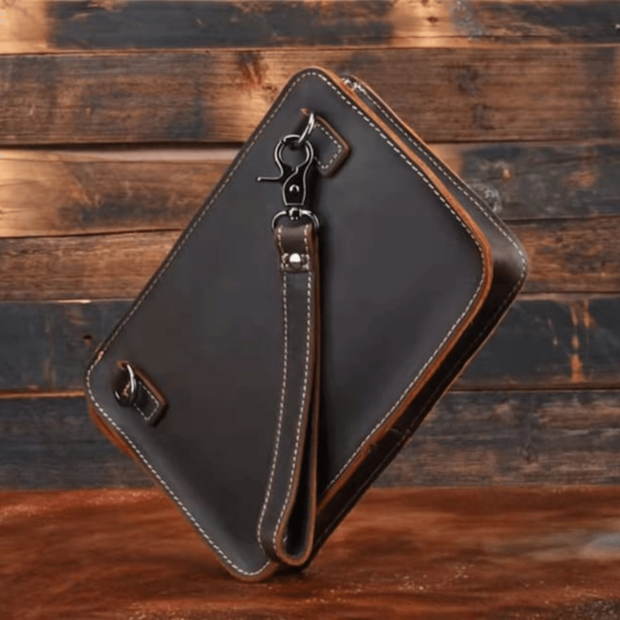 Men's Leather Clutch Bags - Leather Shop Factory