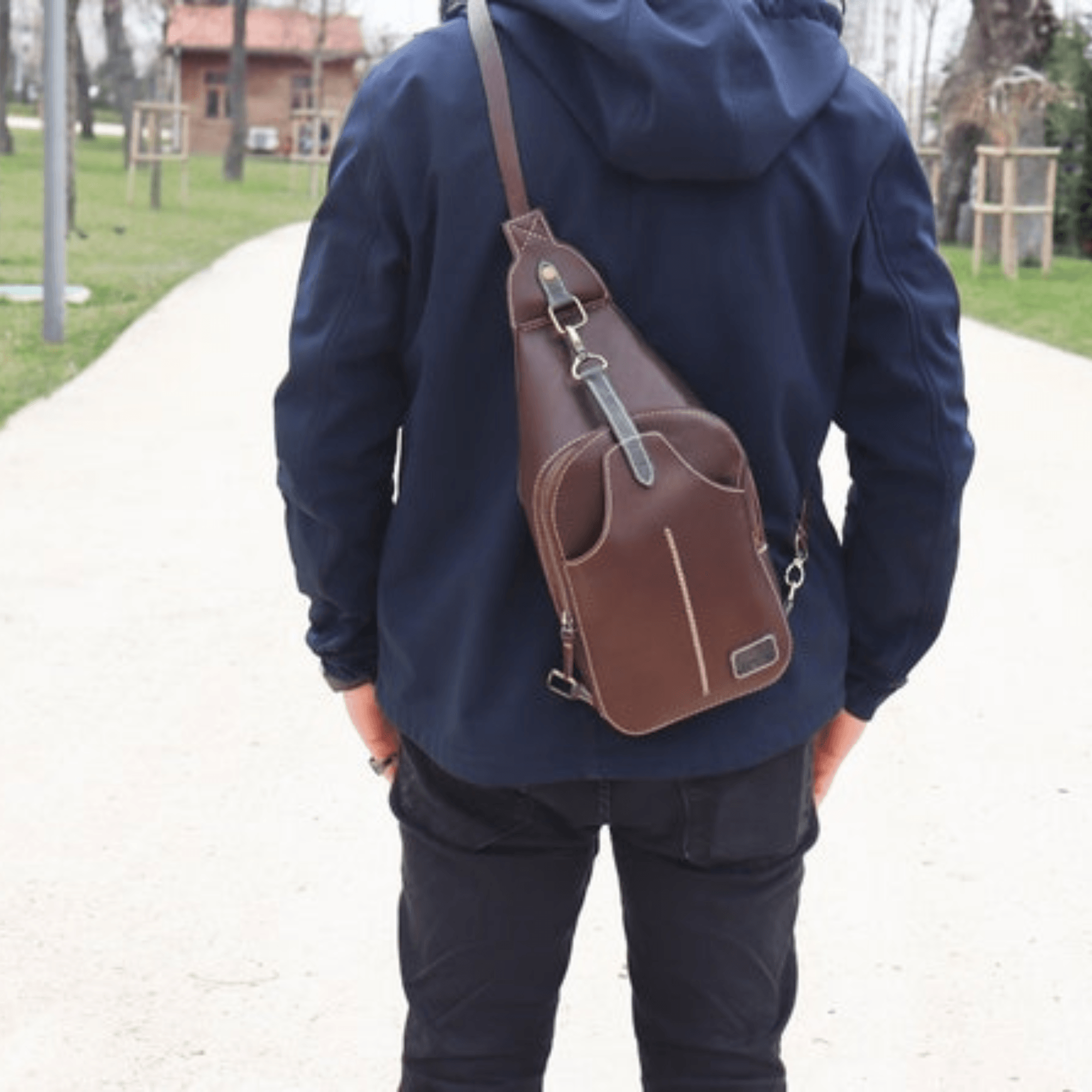 PDF Pattern leather Sling Bag-Sling bag leather pattern - Leather Shop Factory