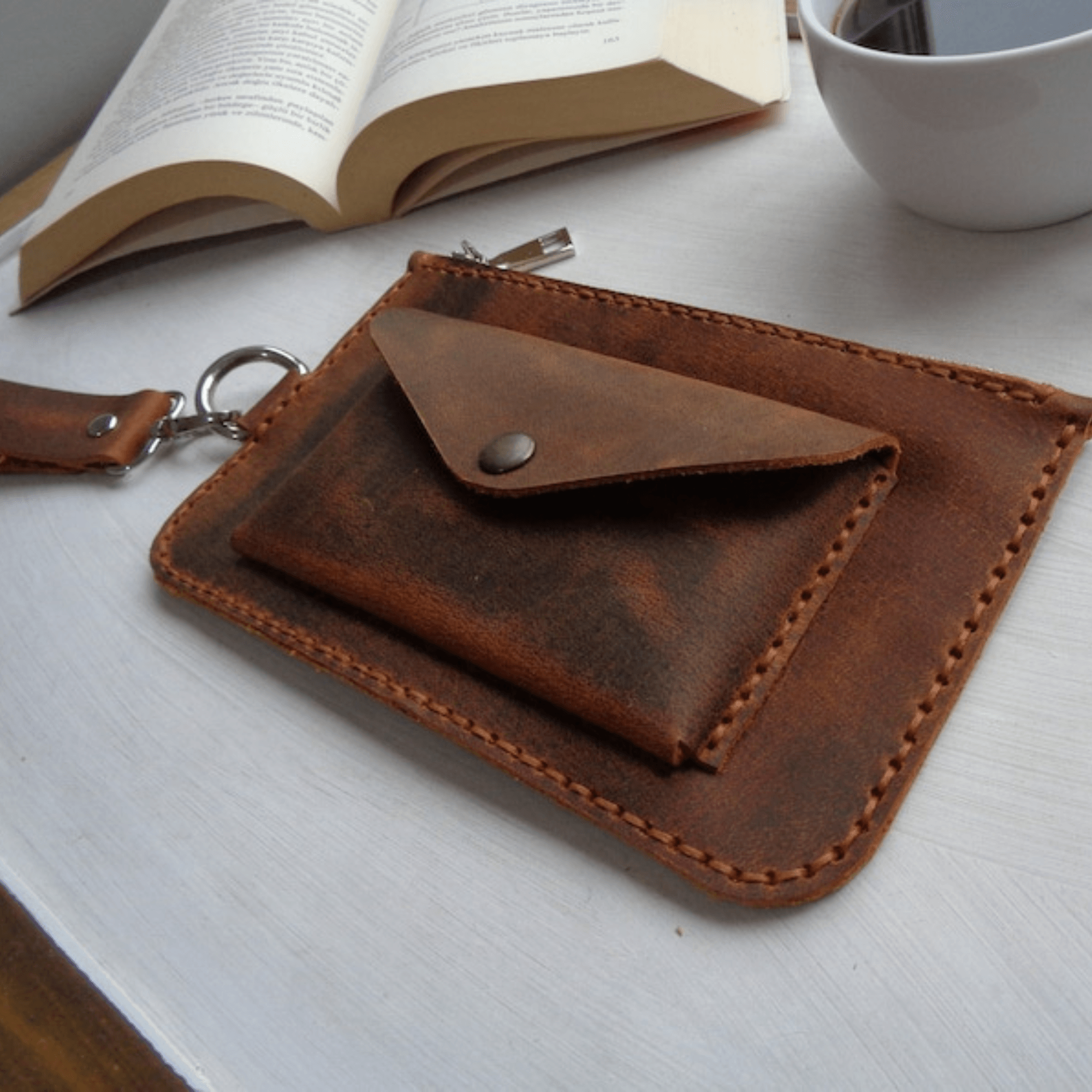 Artisanal Leather Clutch Blueprint - Leather Shop Factory