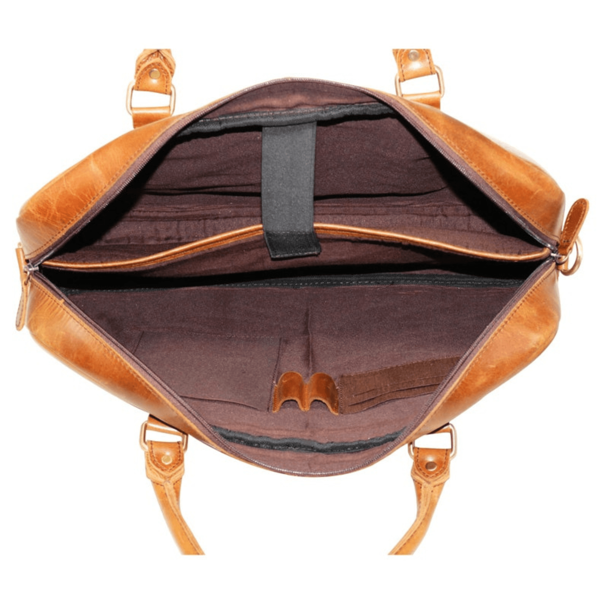Executive Indian Leather Briefcase - Leather Shop Factory