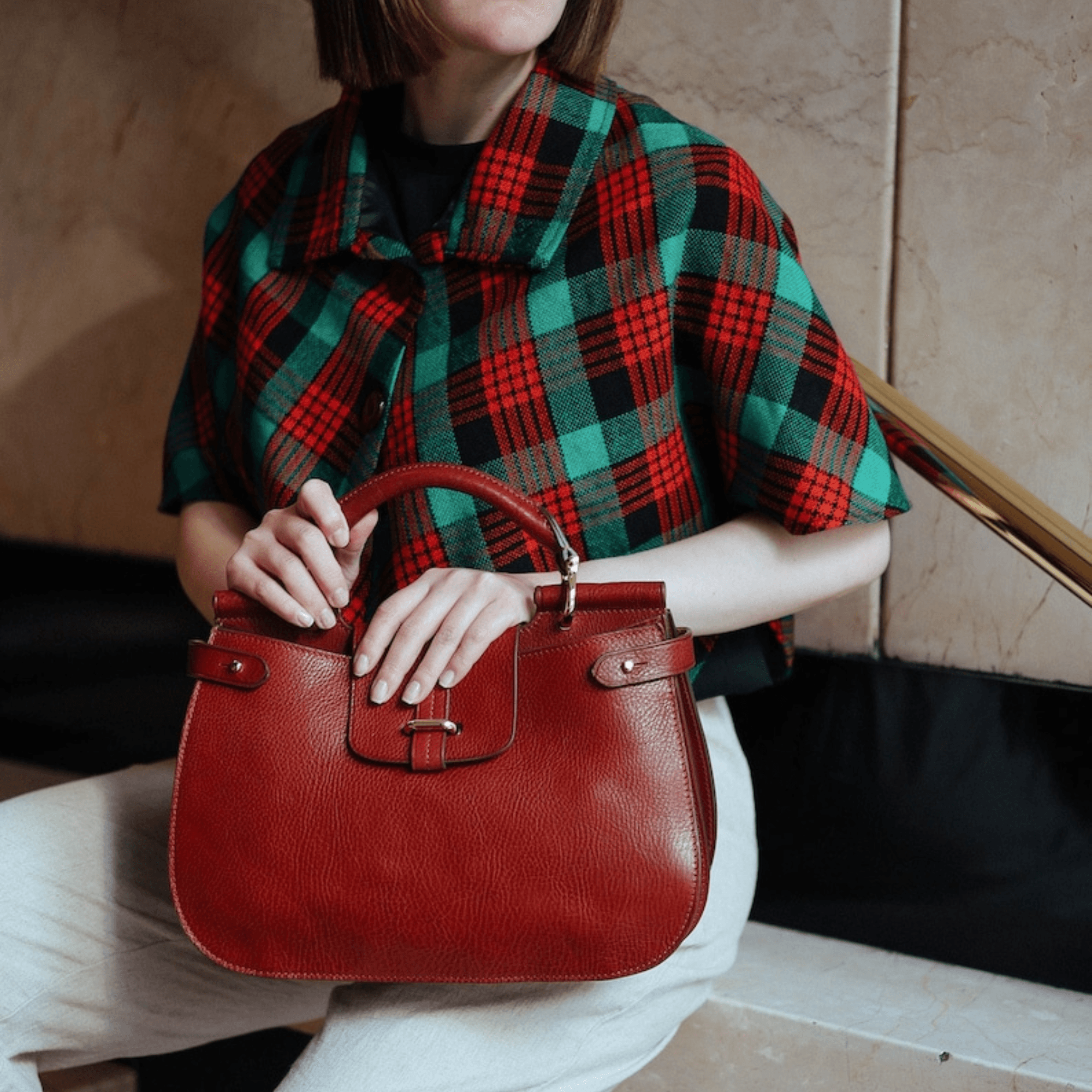 Elegant leather bag - Leather Shop Factory