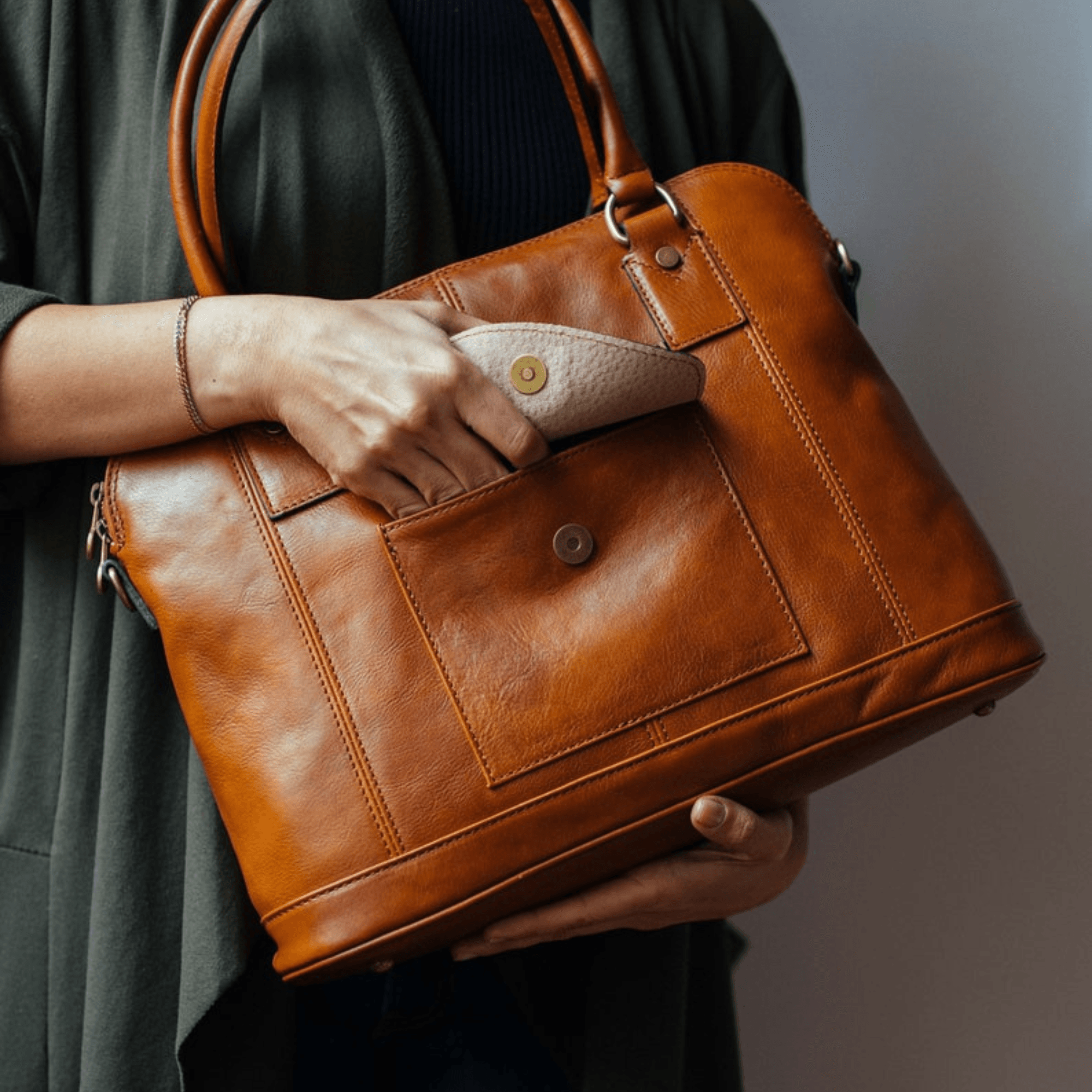 Nava Leather Bag - Leather Shop Factory