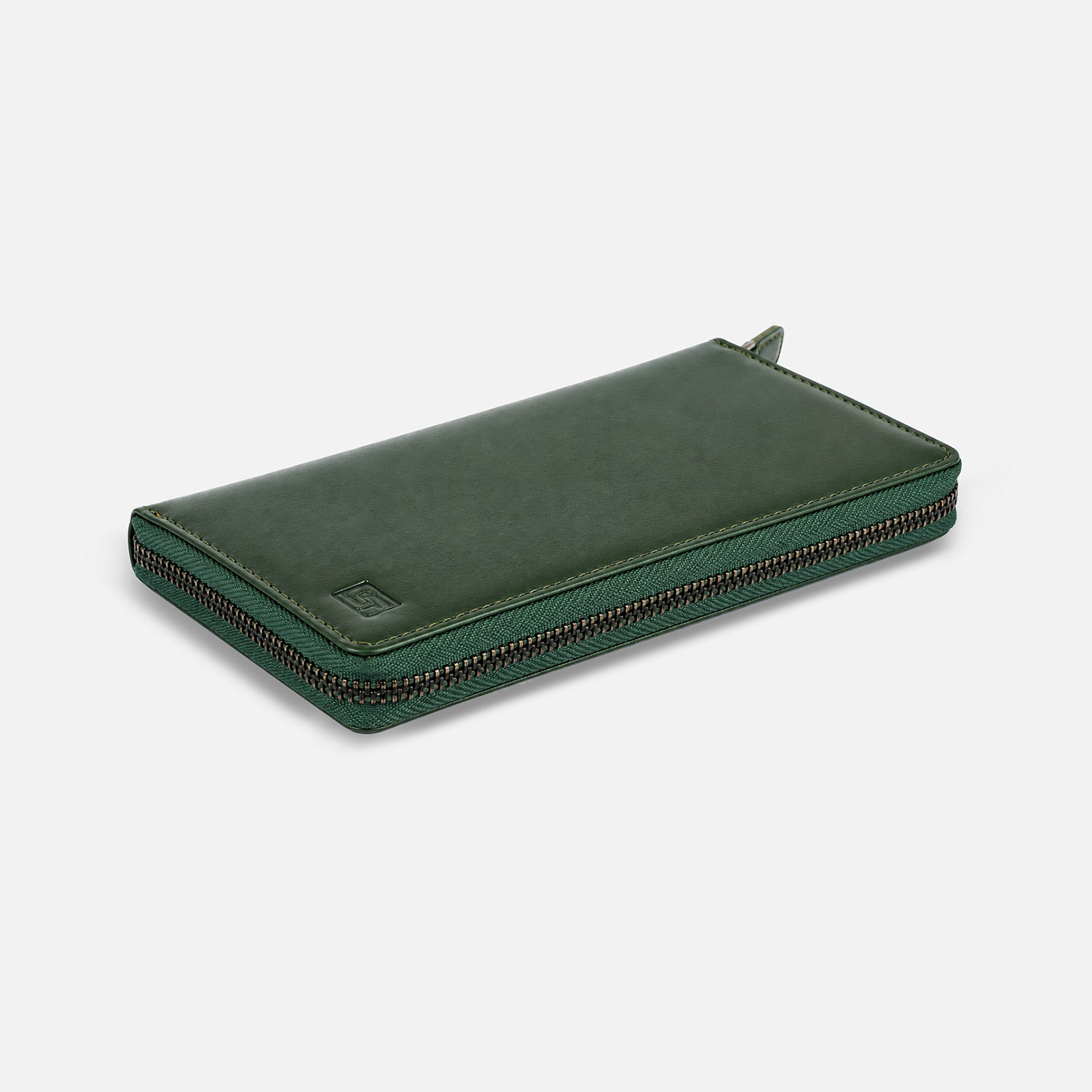 VALE CLUTCH — FOREST GREEN
