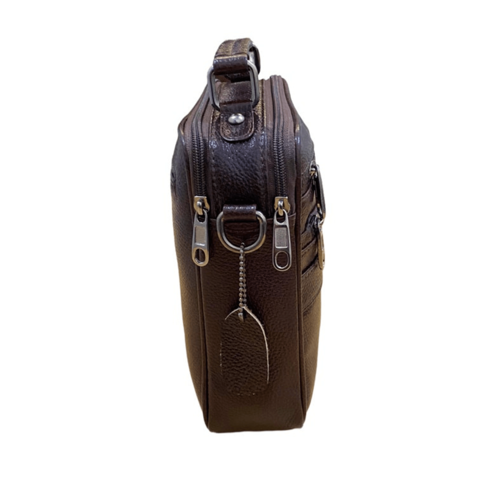 Handmade Genuine Leather Cross Body Sling Bag - Leather Shop Factory