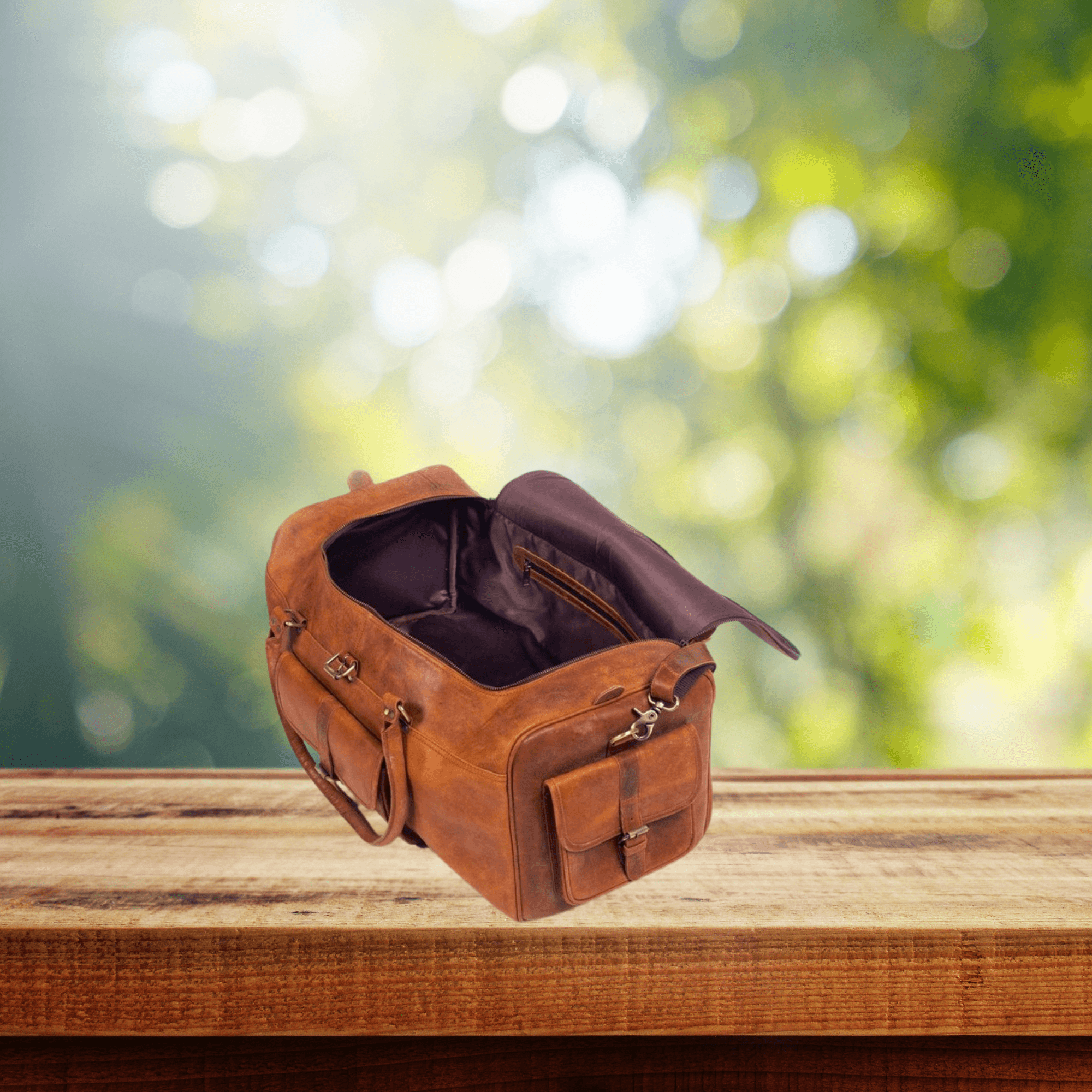 Indian Heritage Traveler's Duffle - Leather Shop Factory